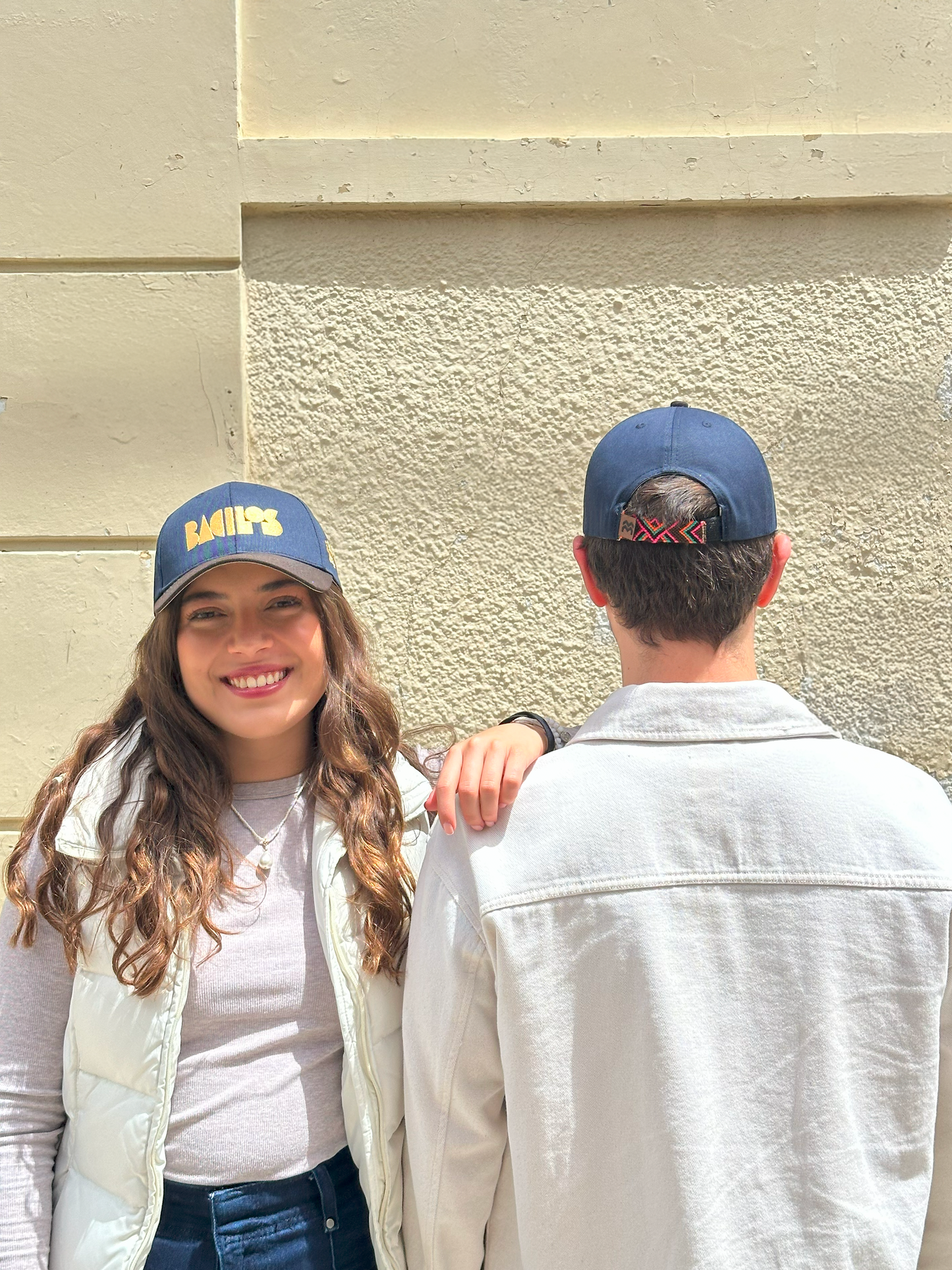 GORRA BACILOS by MACONBE AZUL OSCURO - FRENTE DURO