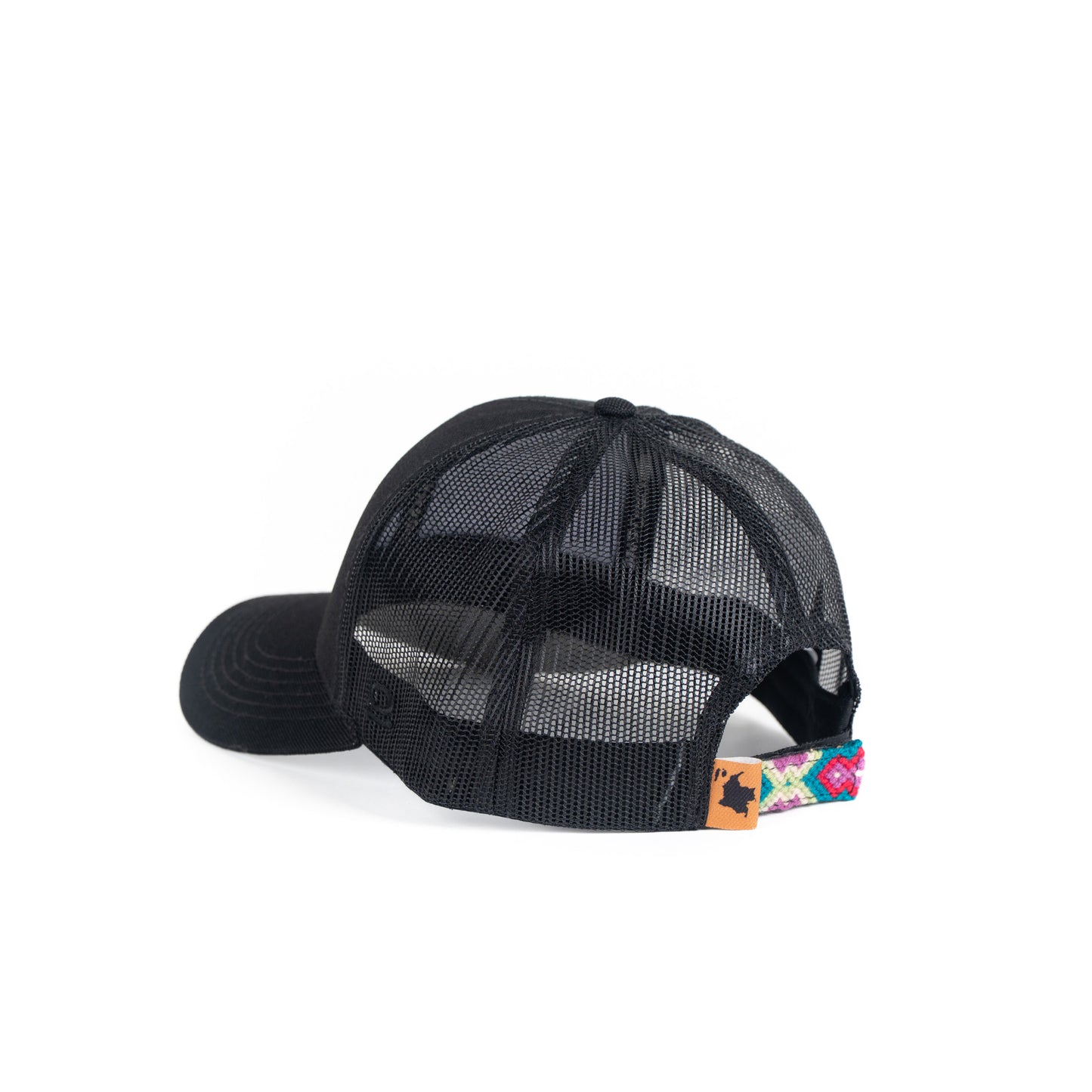 GORRA TRUCKER ORÍGENES NEGRO AL TONO - FRENTE DURO