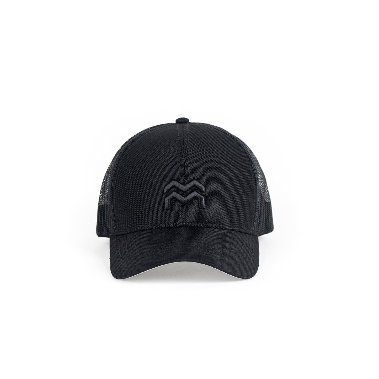 GORRA TRUCKER ORÍGENES NEGRO AL TONO - FRENTE DURO