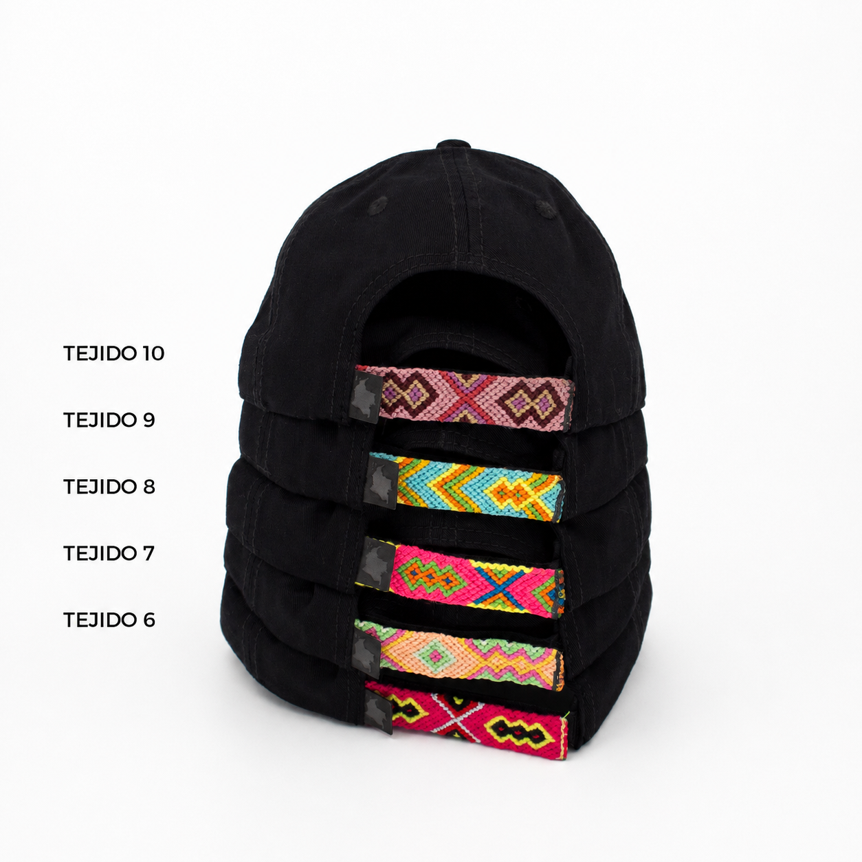 GORRA ORÍGENES NEGRO - FRENTE DURO