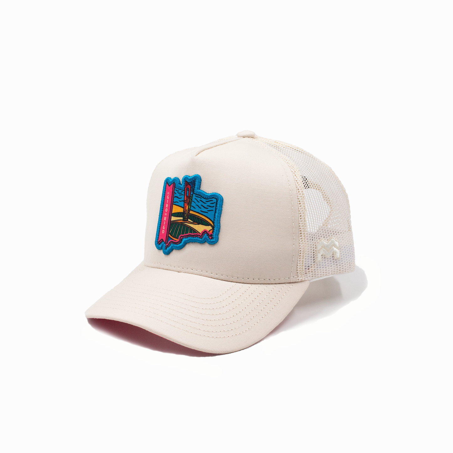 GORRA TRUCKER COLOMBIA EN 2 RUEDAS GIRO DE RIGO - FRENTE DURO