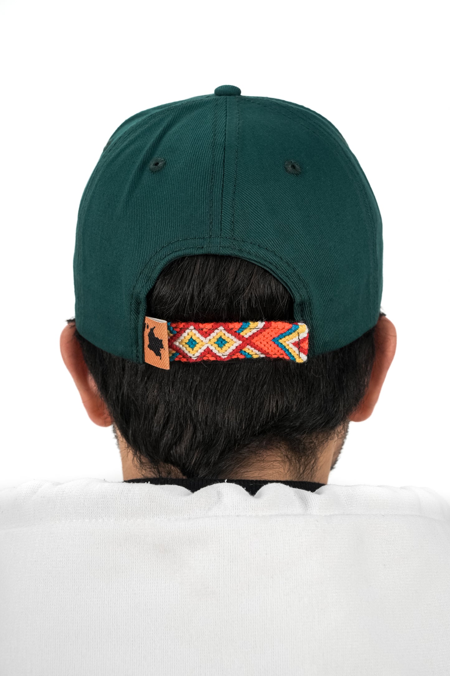 GORRA ORÍGENES VERDE BOTELLA AL TONO - FRENTE DURO