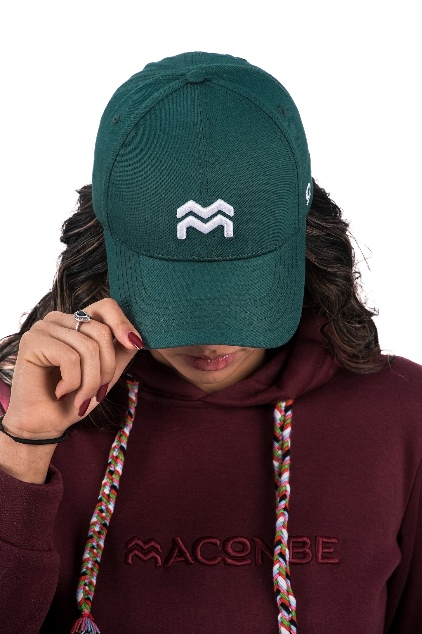 GORRA ORÍGENES VERDE BOTELLA - FRENTE DURO