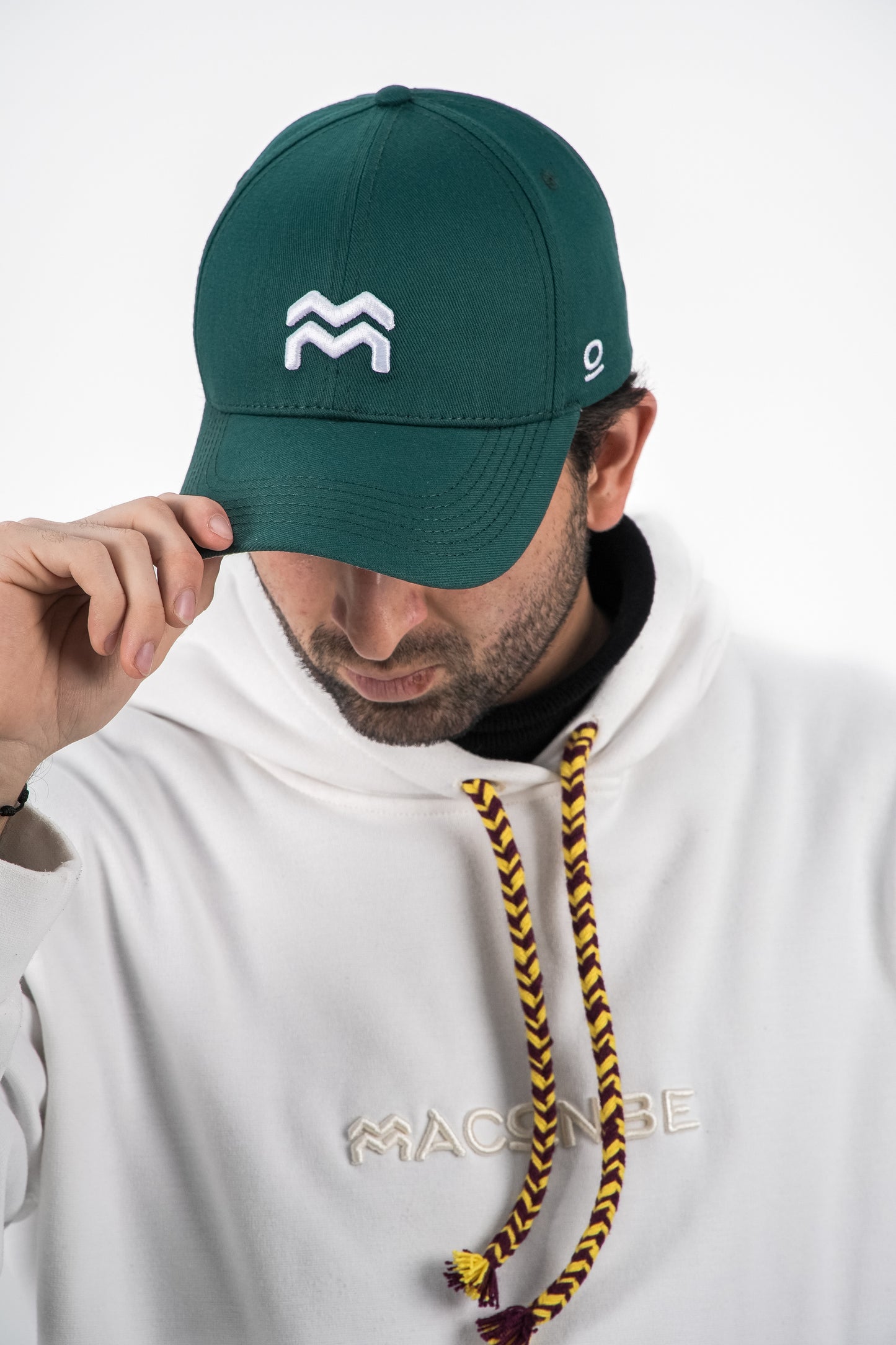 GORRA ORÍGENES VERDE BOTELLA - FRENTE DURO