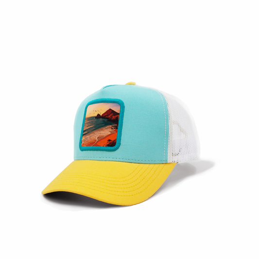 GORRA TRUCKER ESTO ES COLOMBIA CABO DE LA VELA - FRENTE DURO