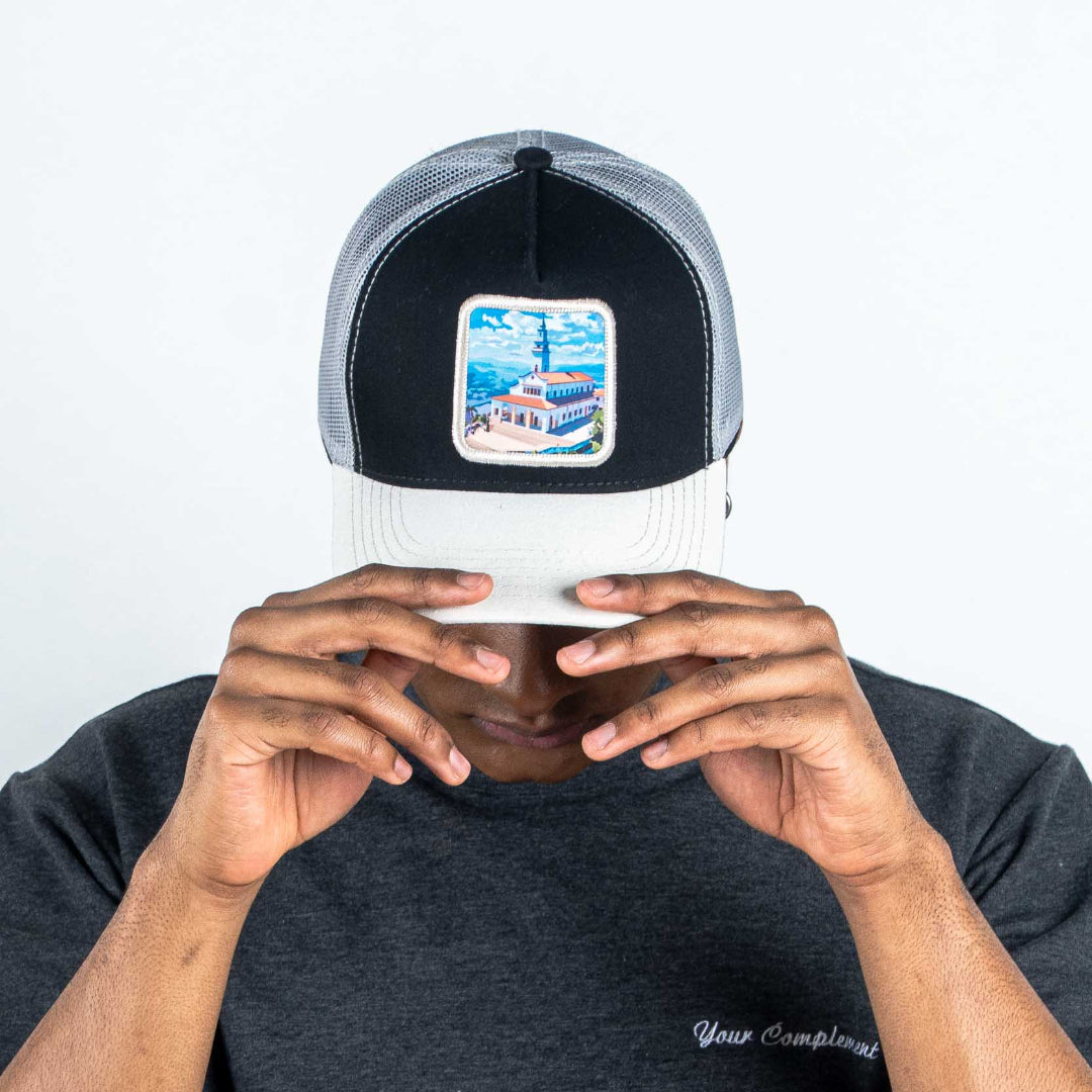 GORRA TRUCKER ESTO ES COLOMBIA MONSERRATE - FRENTE DURO