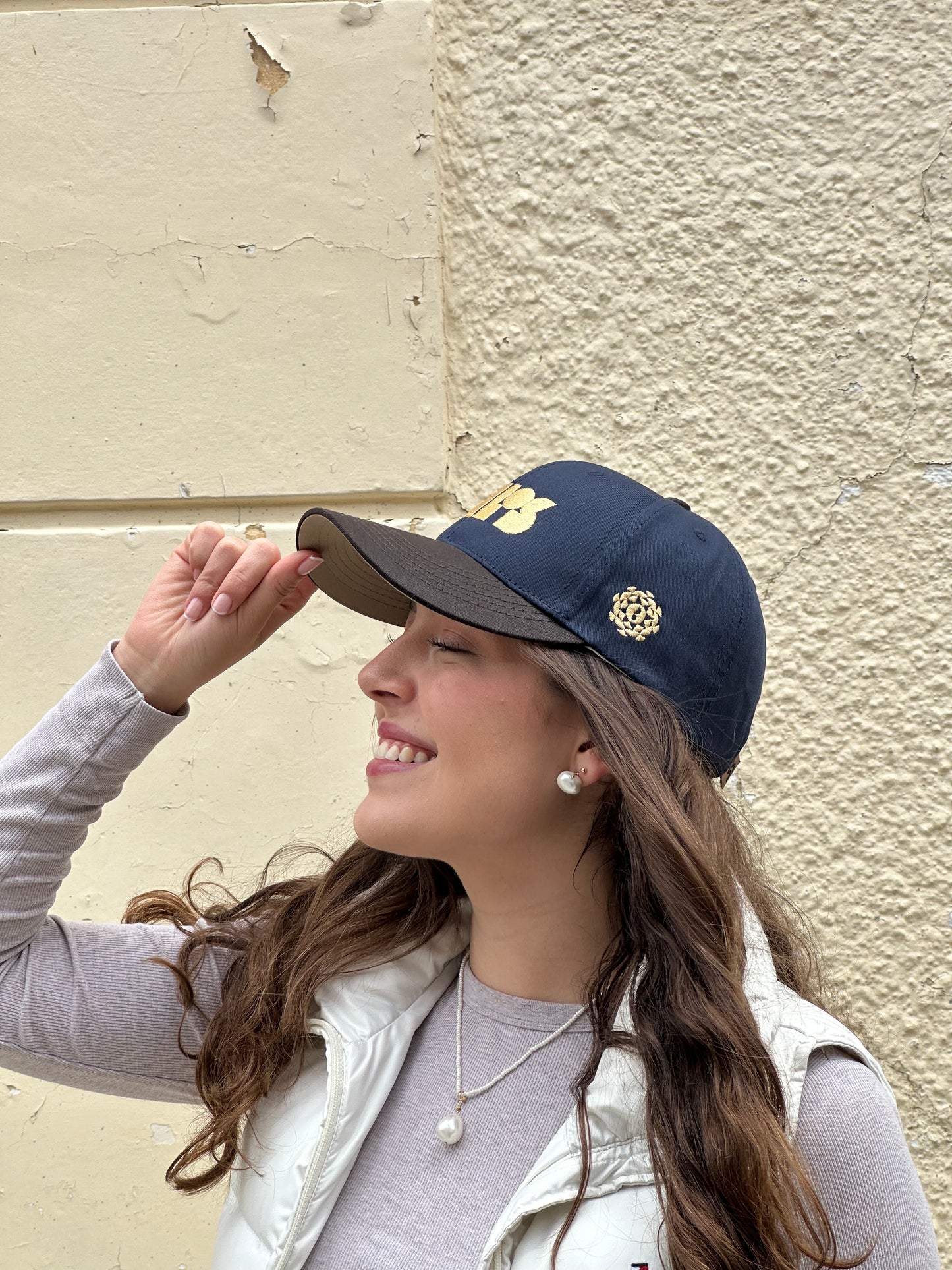 GORRA BACILOS by MACONBE AZUL OSCURO - FRENTE DURO
