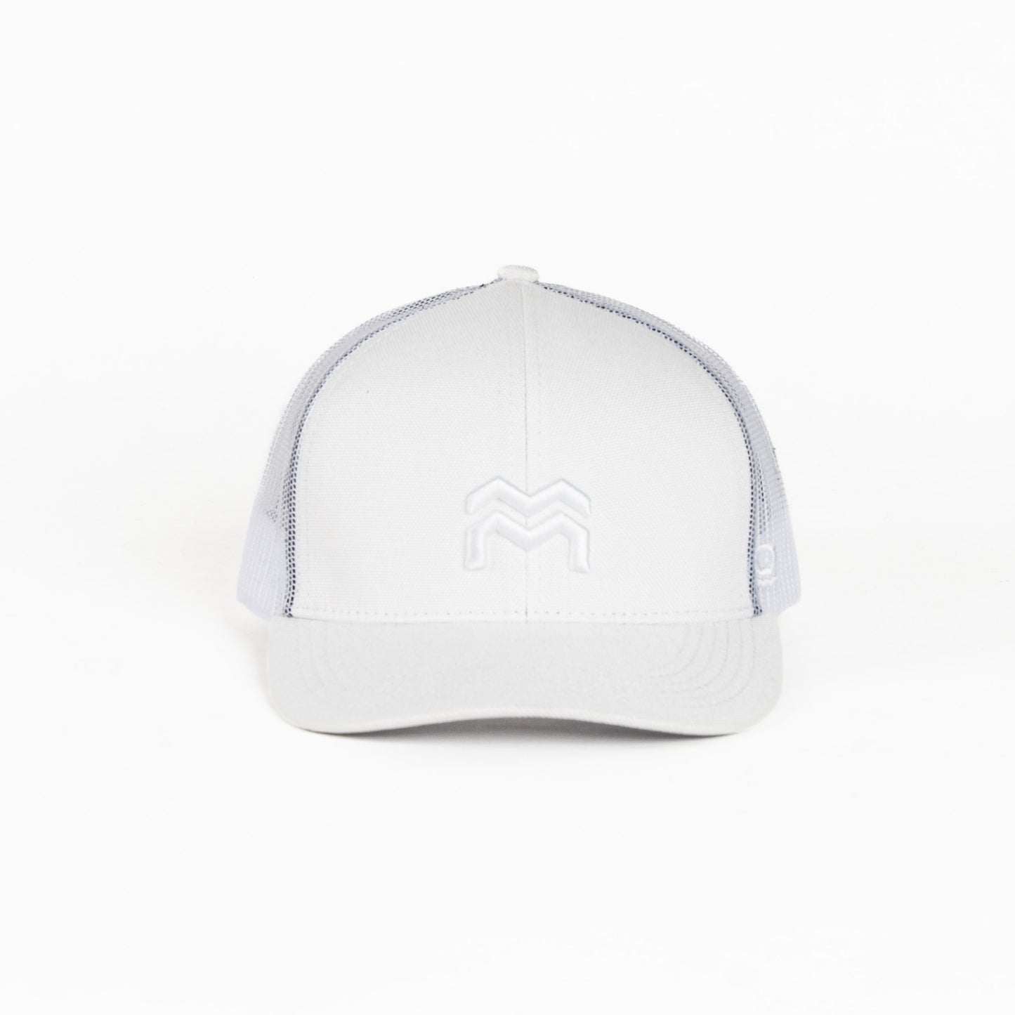 GORRA TRUCKER ORÍGENES BLANCO - FRENTE DURO