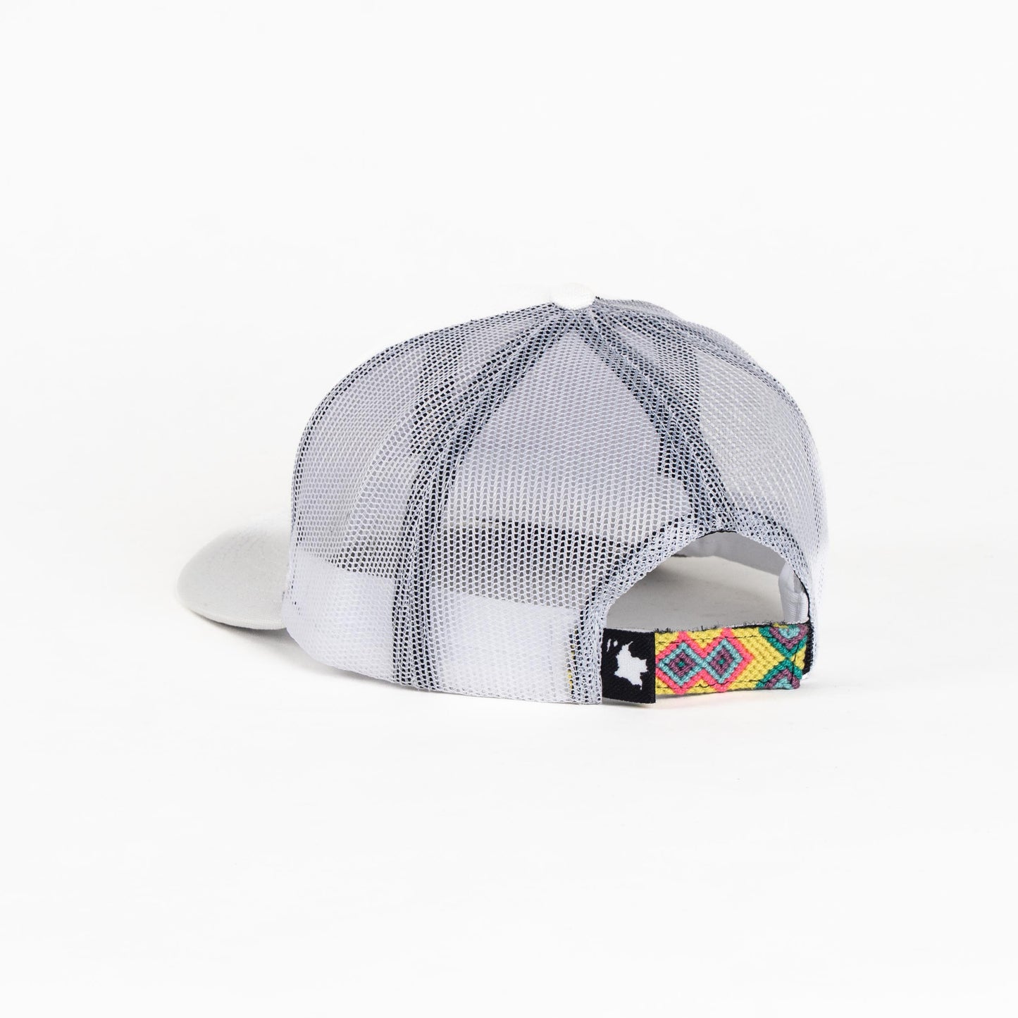 GORRA TRUCKER ORÍGENES BLANCO - FRENTE DURO