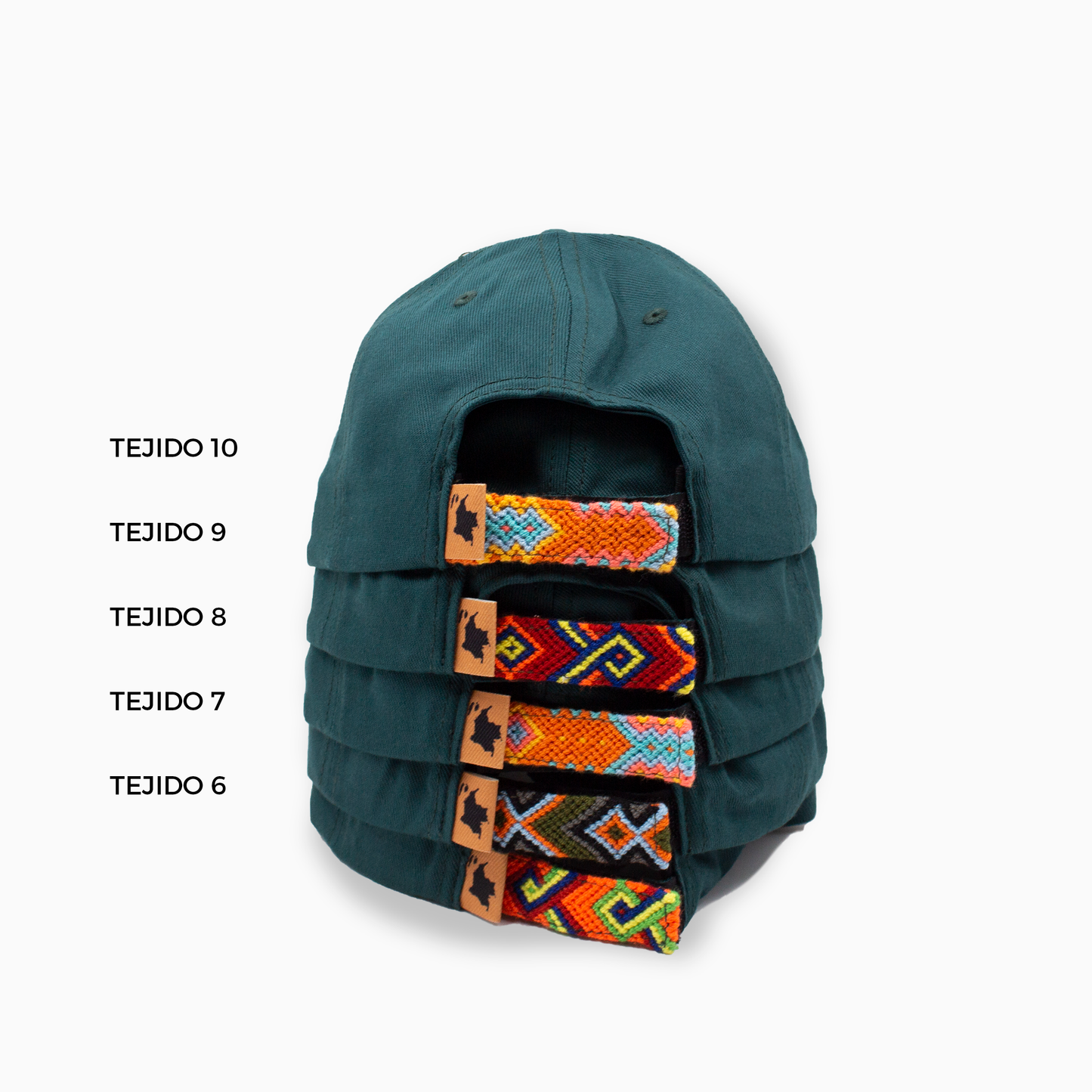 GORRA ORÍGENES VERDE BOTELLA AL TONO - FRENTE DURO