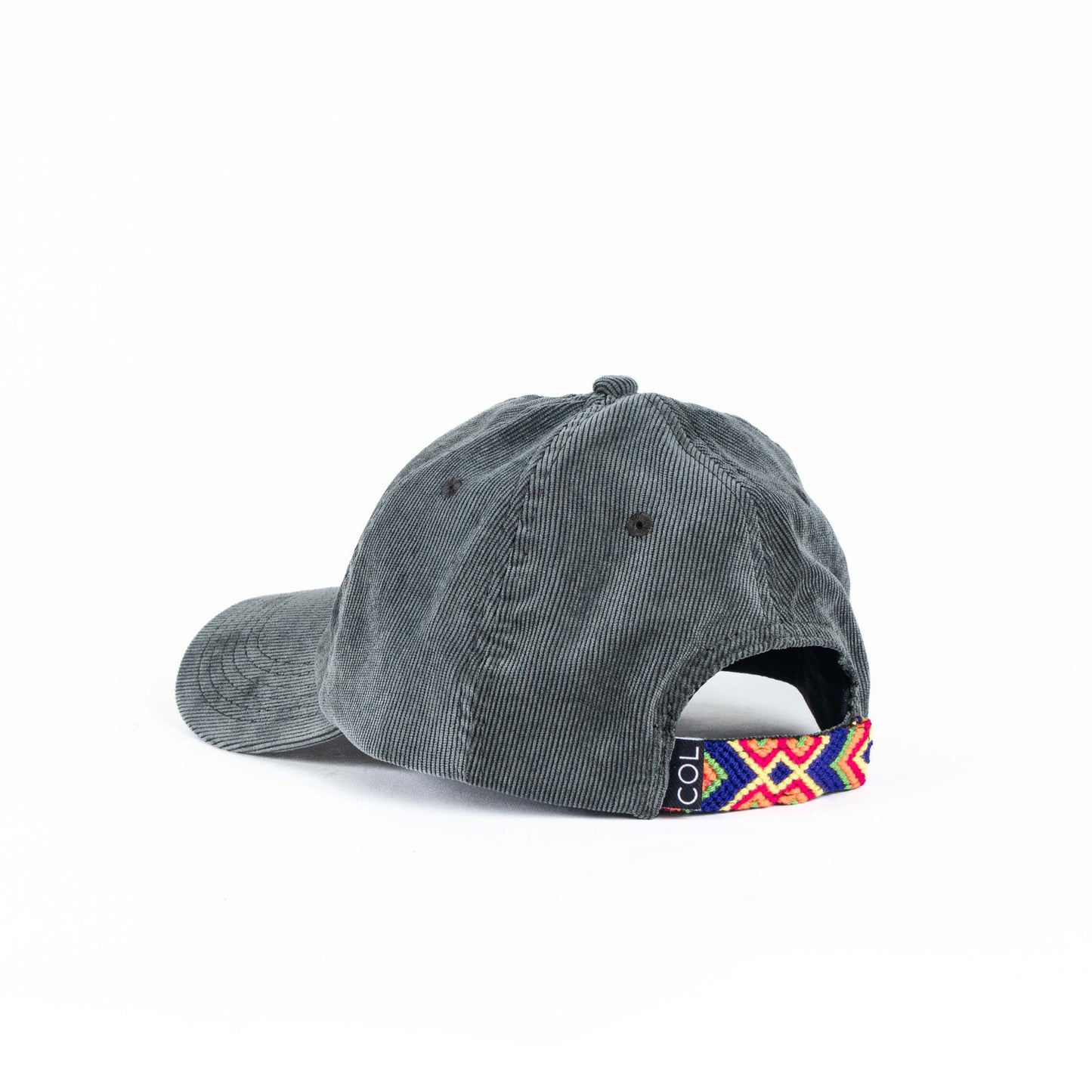 GORRA RAICES VERDE MILITAR CUERO - FRENTE BLANDO