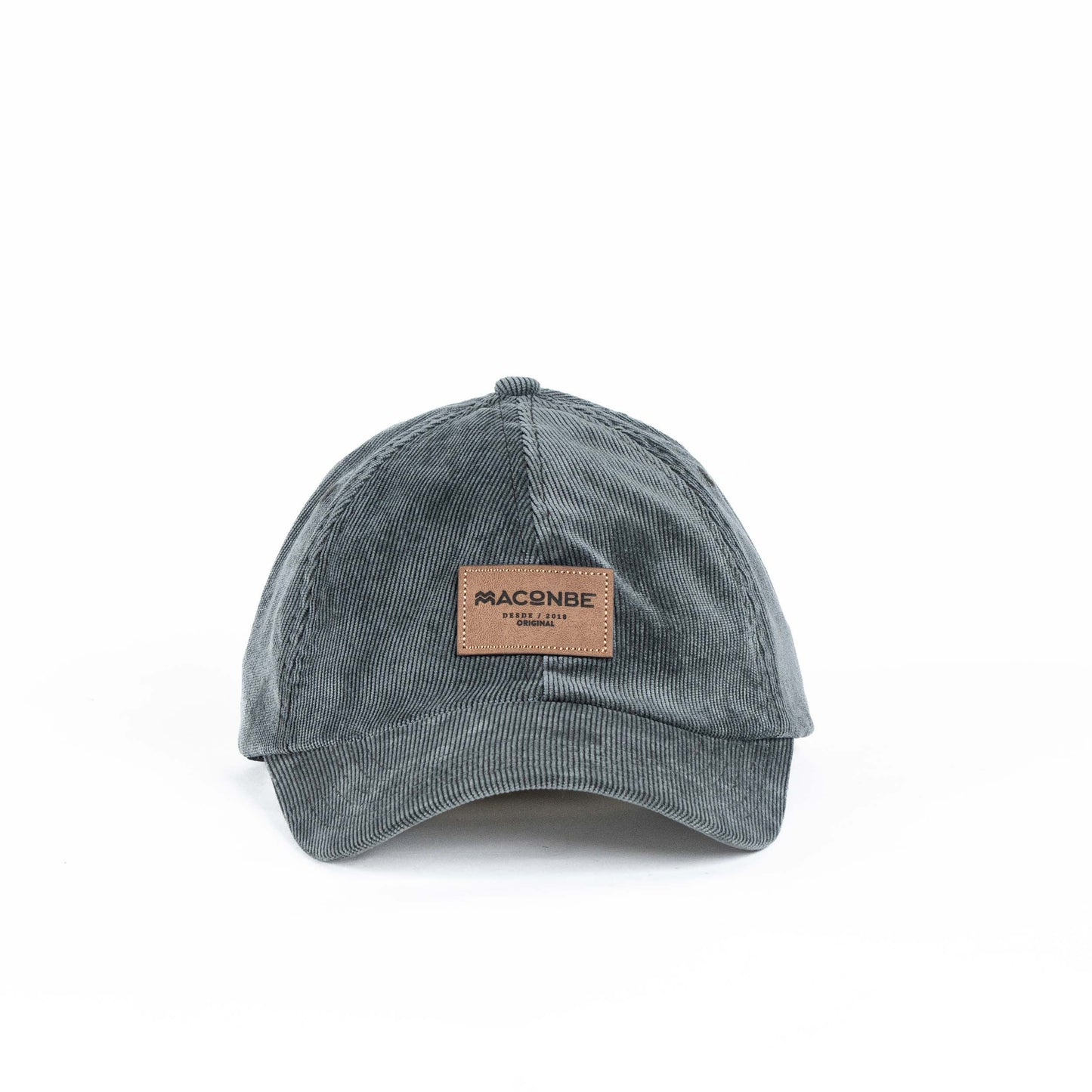 GORRA RAICES VERDE MILITAR CUERO - FRENTE BLANDO