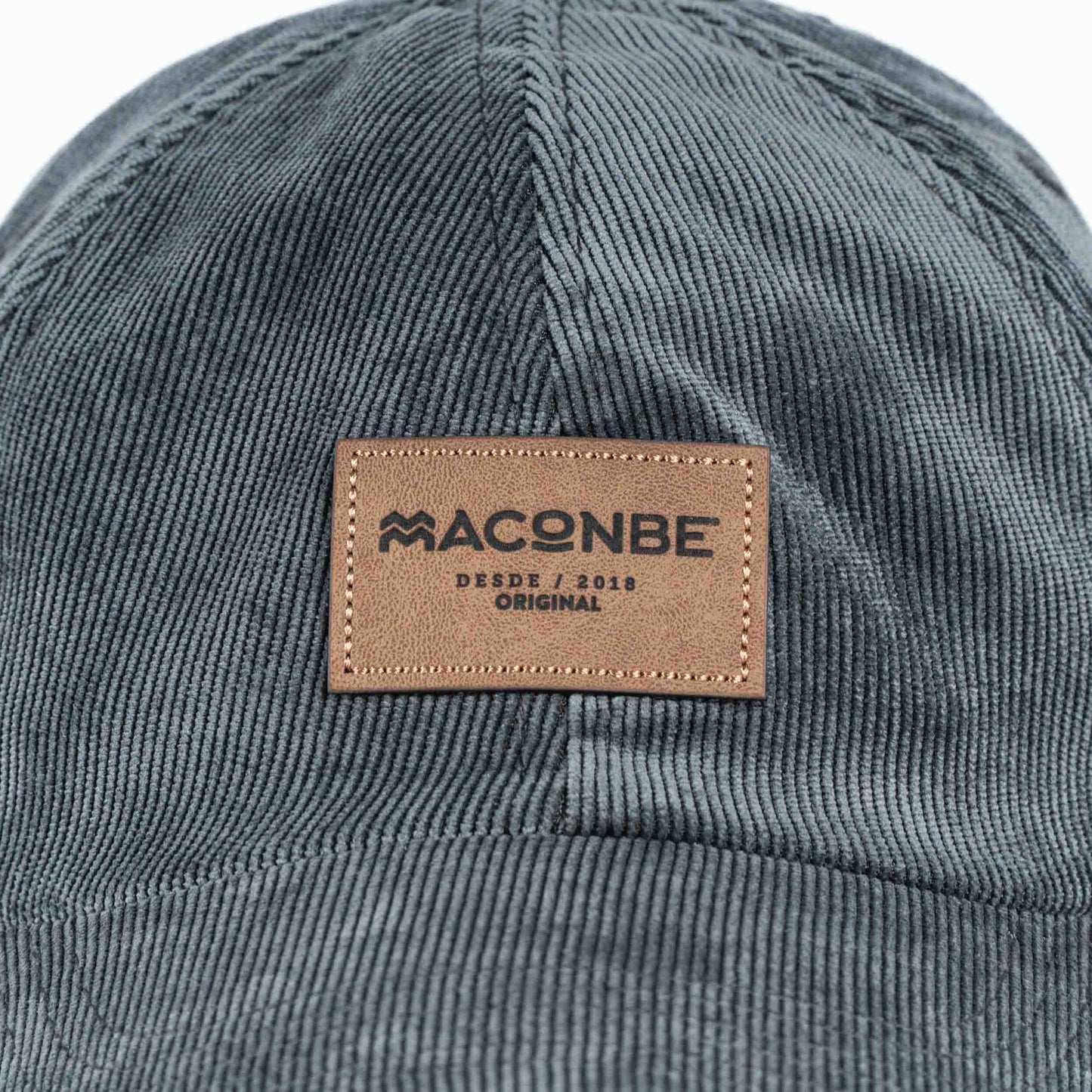 GORRA RAICES VERDE MILITAR CUERO - FRENTE BLANDO