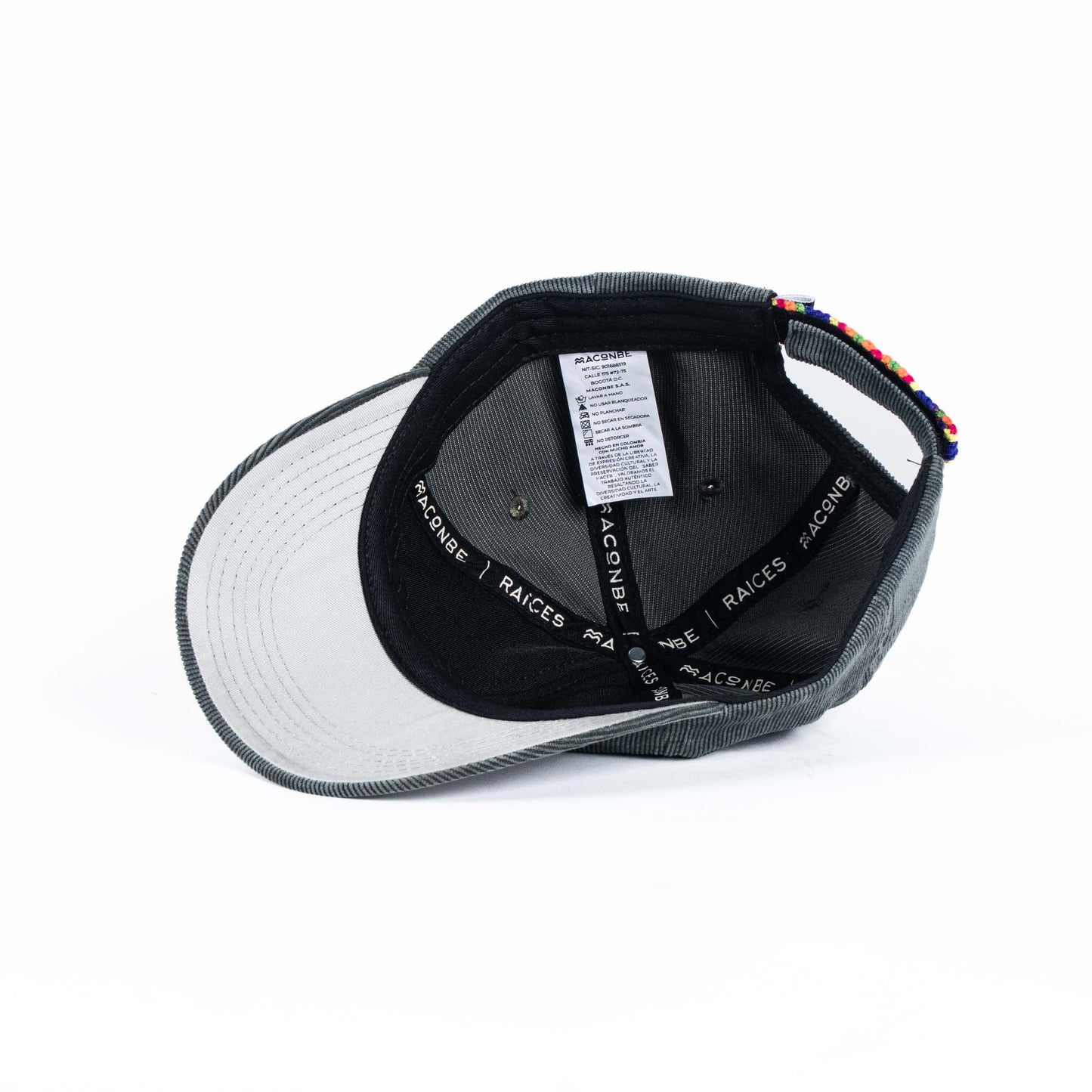 GORRA RAICES VERDE MILITAR CUERO - FRENTE BLANDO
