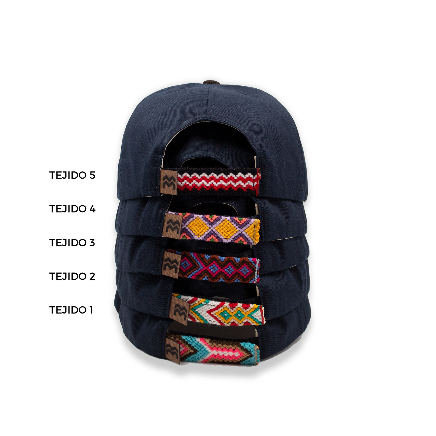 GORRA BACILOS by MACONBE AZUL OSCURO - FRENTE DURO
