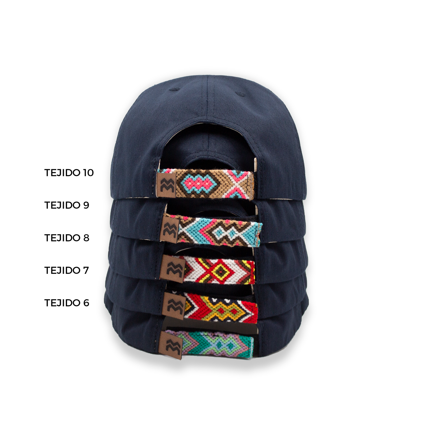 GORRA BACILOS by MACONBE AZUL OSCURO - FRENTE DURO