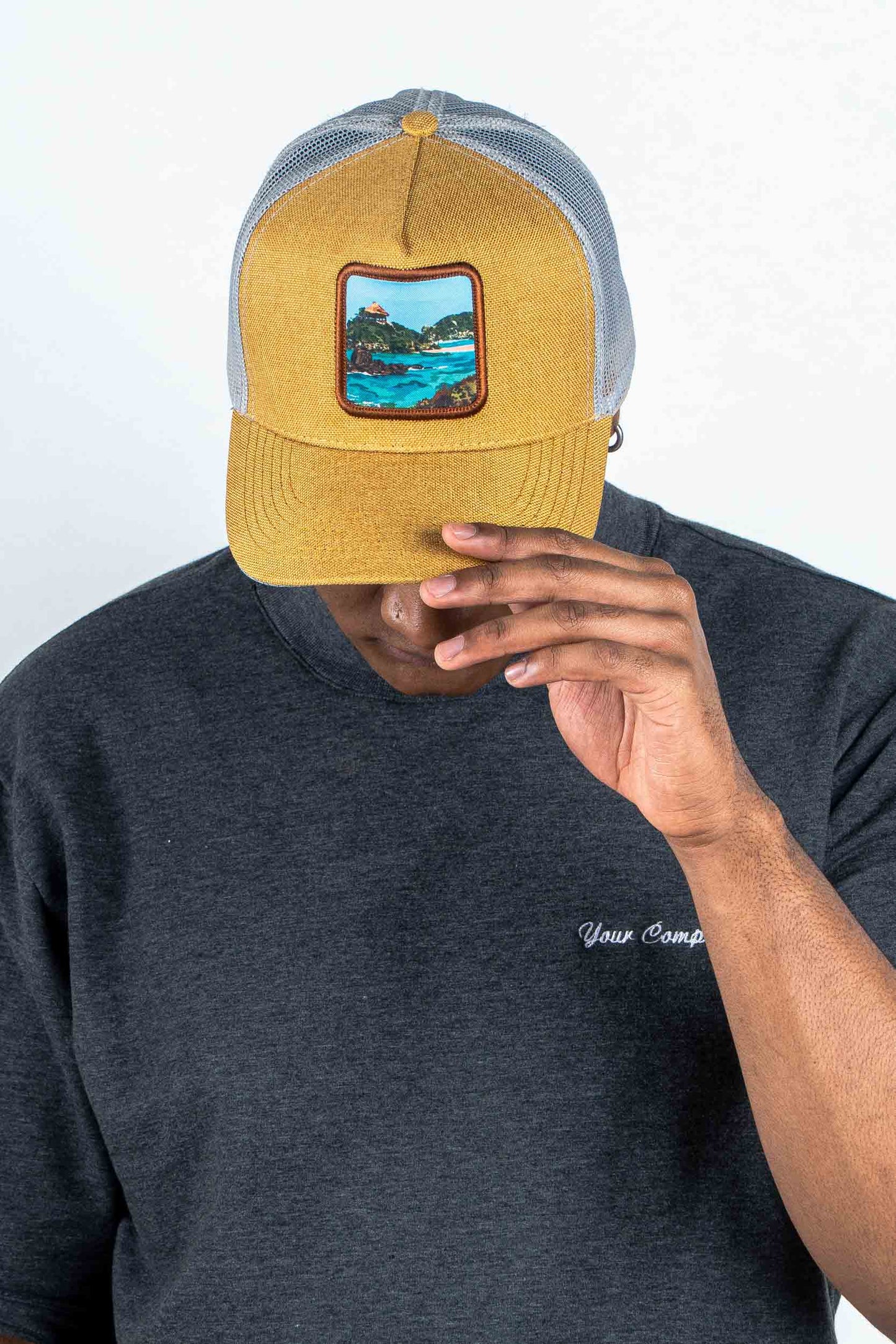GORRA TRUCKER ESTO ES COLOMBIA TAYRONA - FRENTE DURO