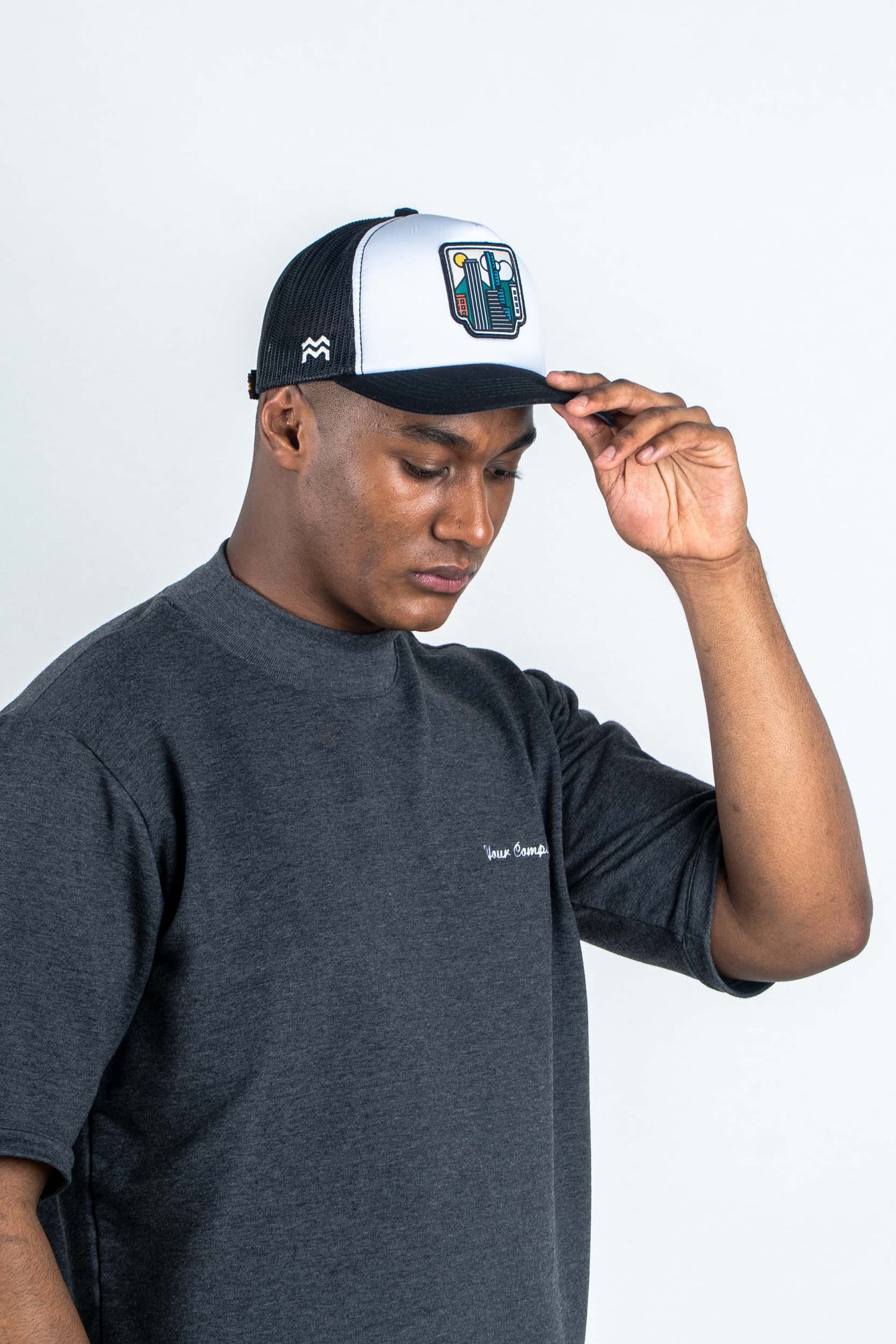 GORRA TRUCKER RINCONES CAPITALINOS CENTRO - FRENTE DURO
