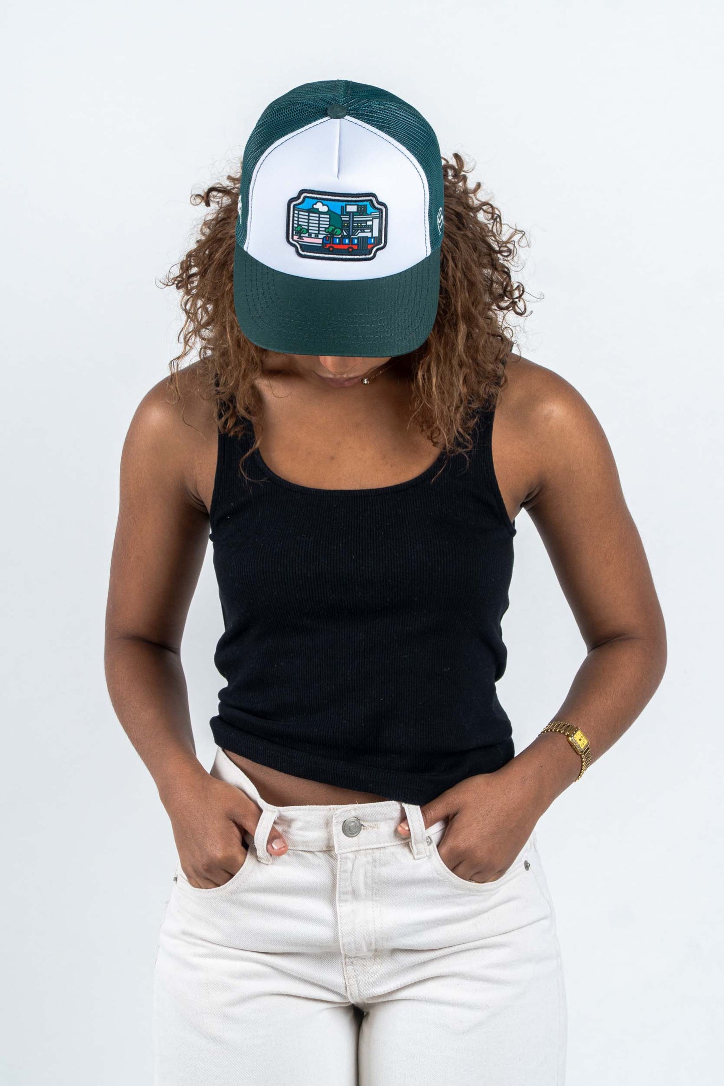 GORRA TRUCKER RINCONES CAPITALINOS LA 57 - FRENTE DURO