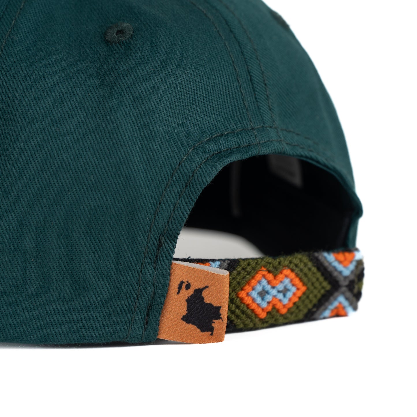 GORRA ORÍGENES VERDE BOTELLA AL TONO - FRENTE DURO