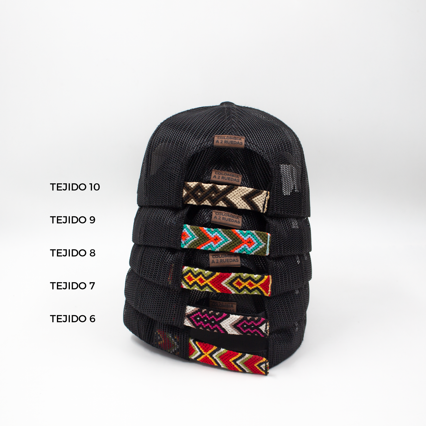 GORRA TRUCKER COLOMBIA EN 2 RUEDAS ALTO DE PALMAS - FRENTE DURO