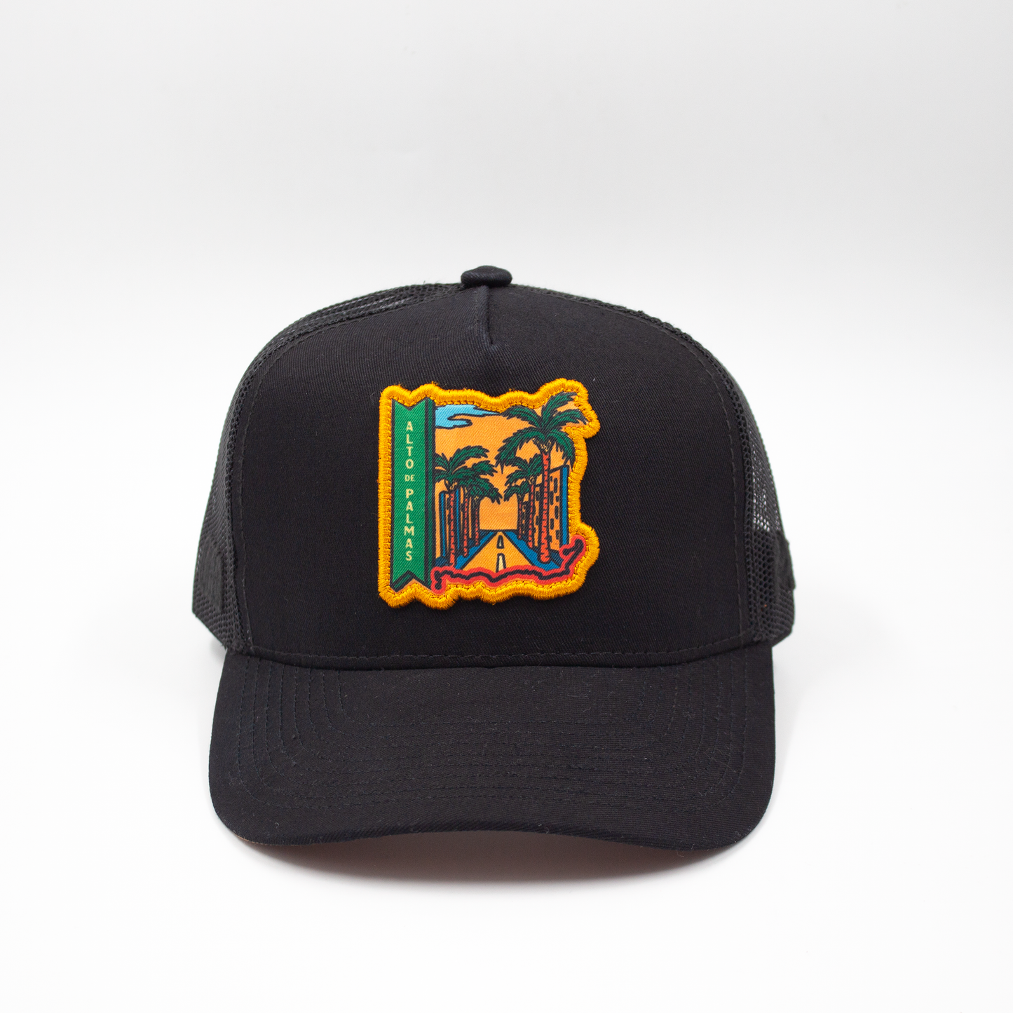 GORRA TRUCKER COLOMBIA EN 2 RUEDAS ALTO DE PALMAS - FRENTE DURO