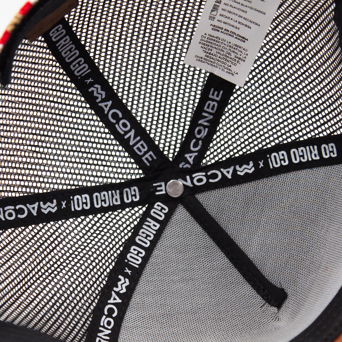 GORRA TRUCKER COLOMBIA EN 2 RUEDAS ALTO DE PALMAS - FRENTE DURO