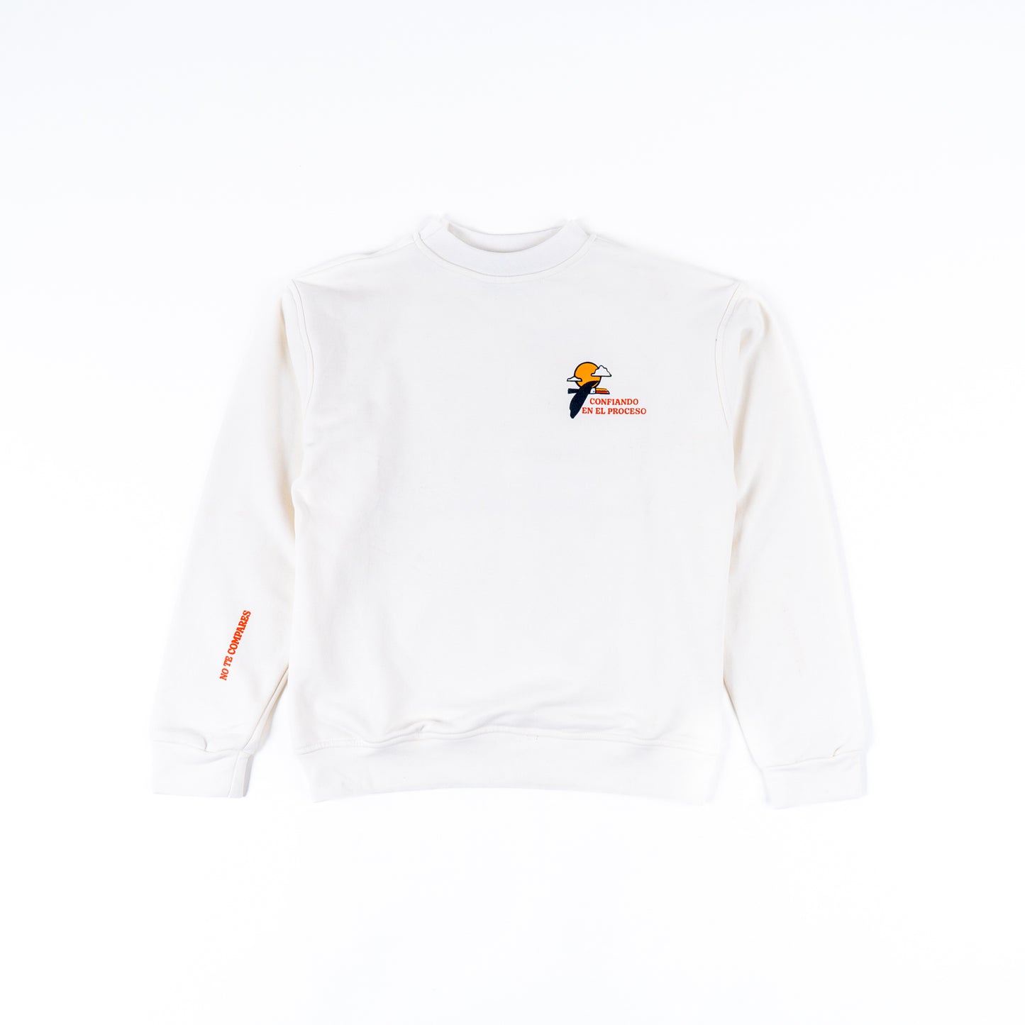 CREWNECK CREMA UNISEX SANARA MAÑANA - CONFIANZA