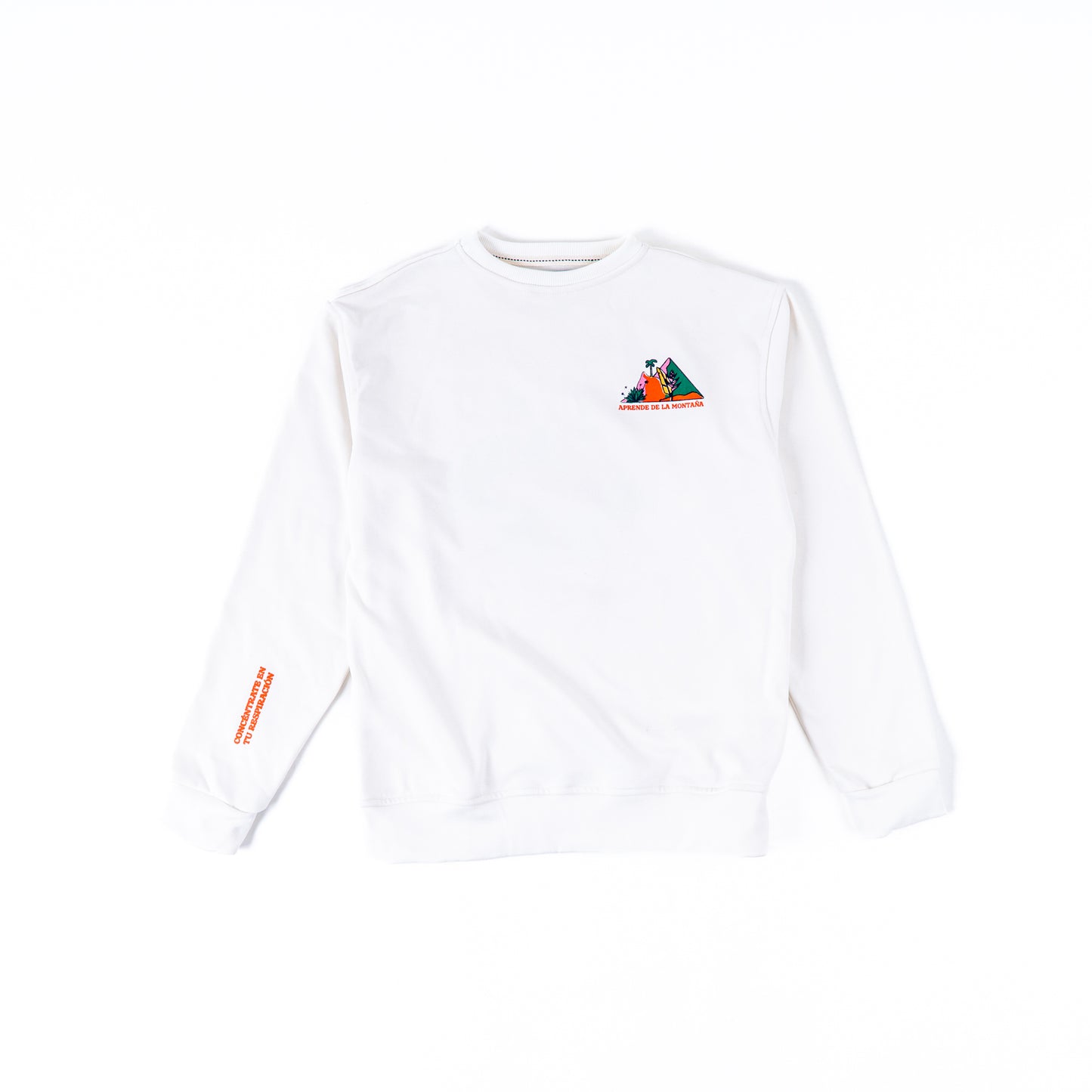 CREWNECK CREMA UNISEX SANARA MAÑANA - RESPIRAR