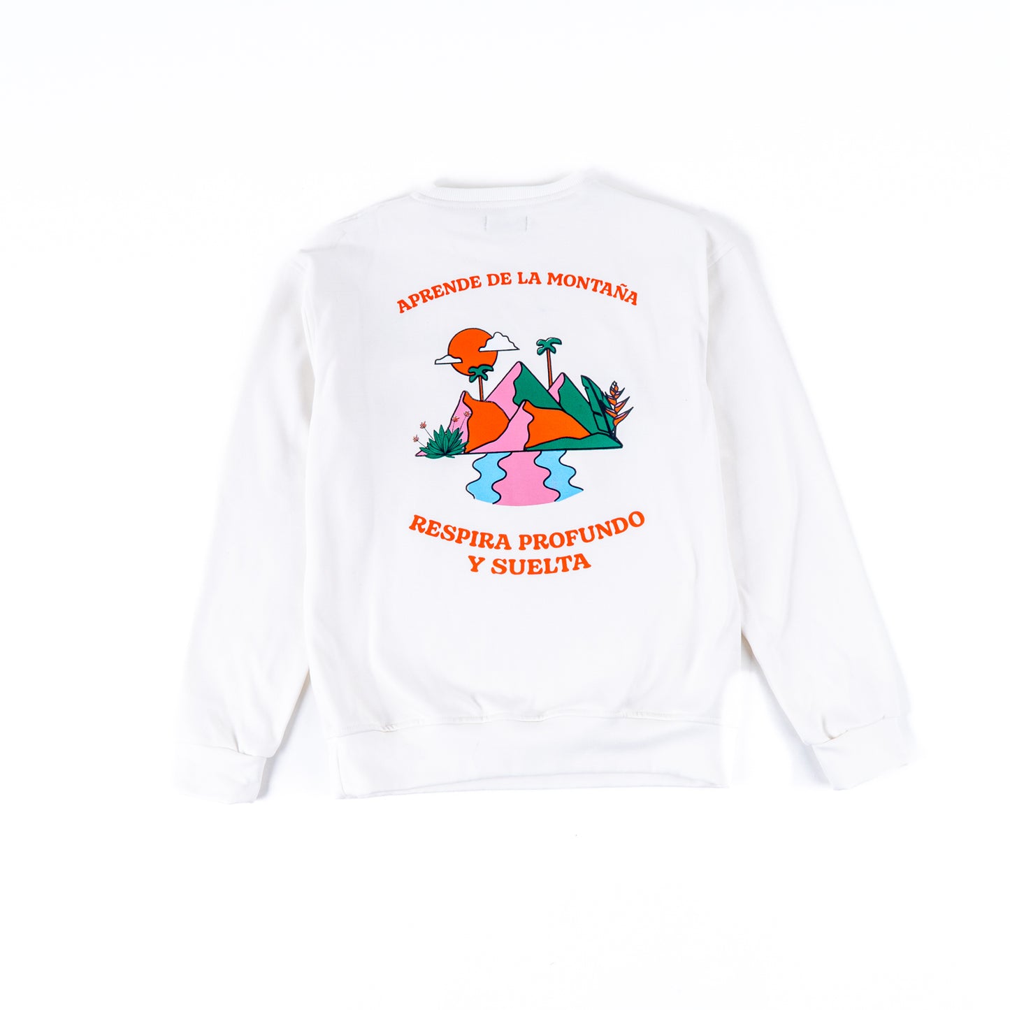 CREWNECK CREMA UNISEX SANARA MAÑANA - RESPIRAR