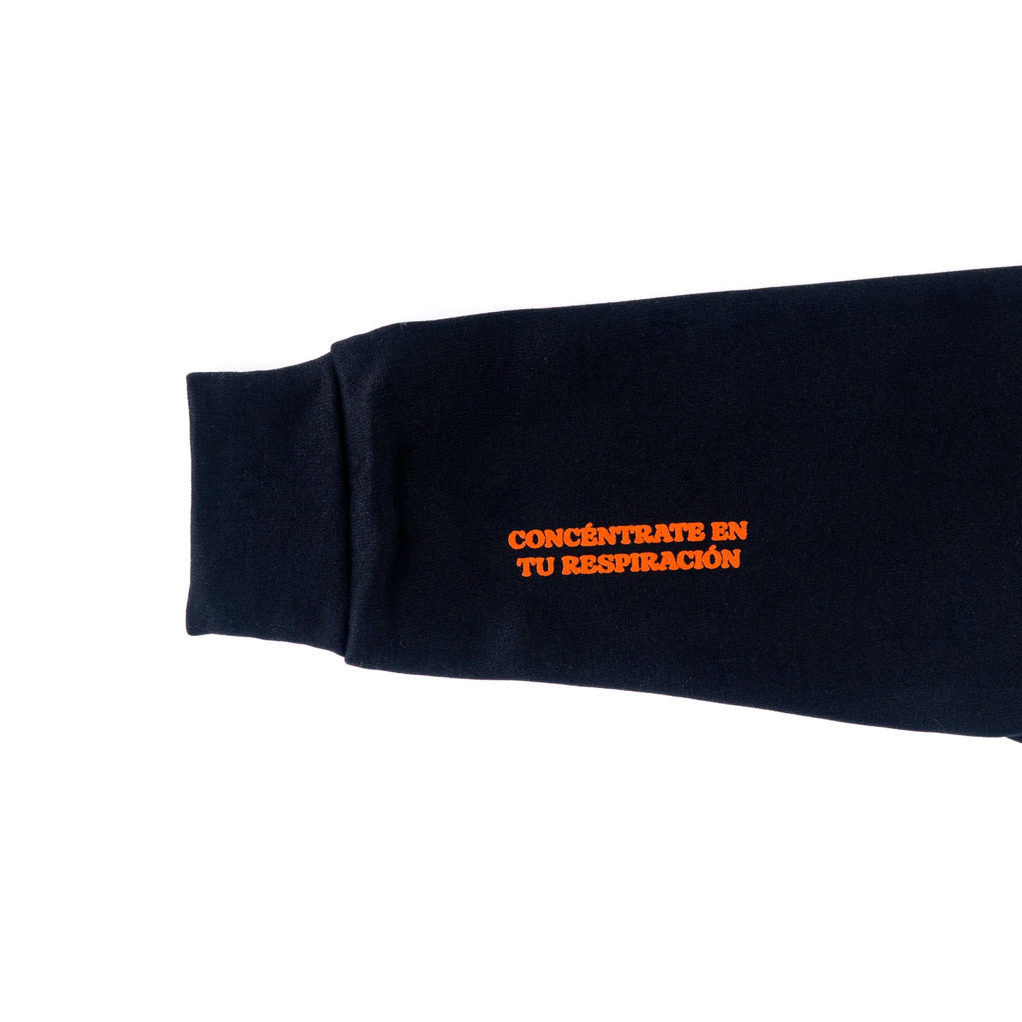CREWNECK NEGRO UNISEX SANARA MAÑANA - RESPIRAR