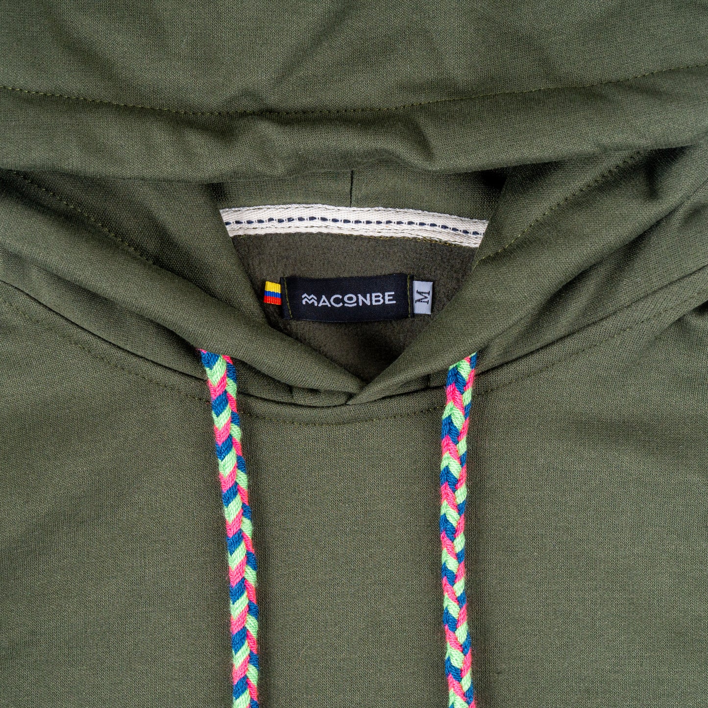 HOODIE UNISEX ORÍGENES VERDE MILITAR
