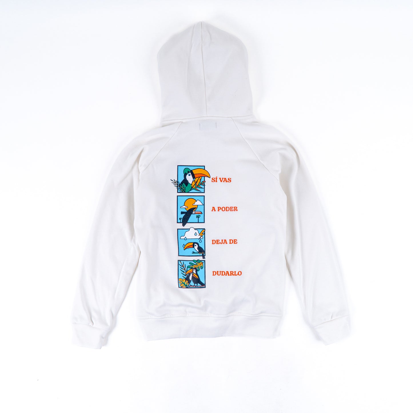 HOODIE CREMA UNISEX SANARA MAÑANA - CONFIANZA