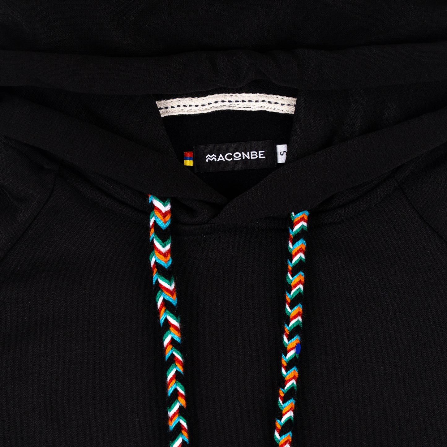 HOODIE NEGRO UNISEX SANARA MAÑANA - CONFIANZA