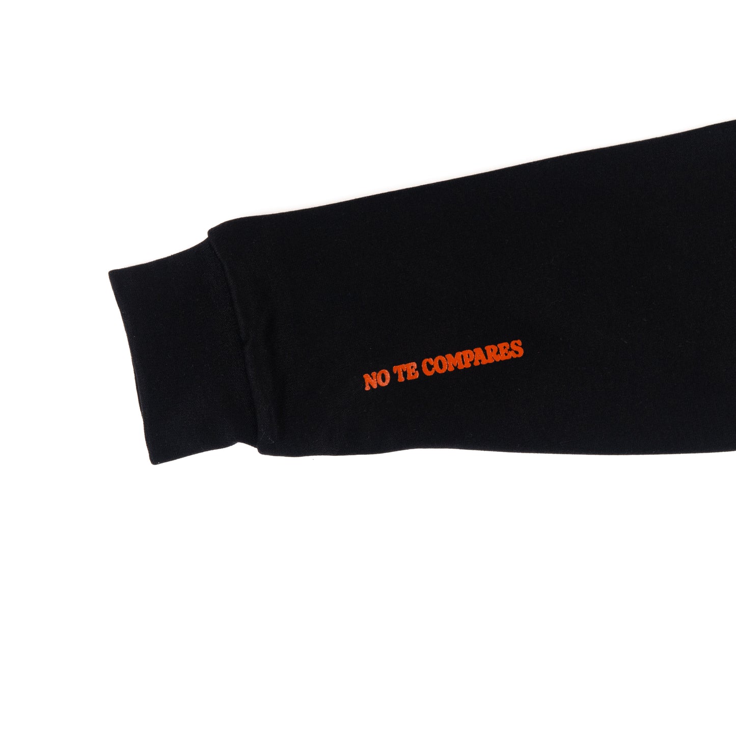 HOODIE NEGRO UNISEX SANARA MAÑANA - CONFIANZA