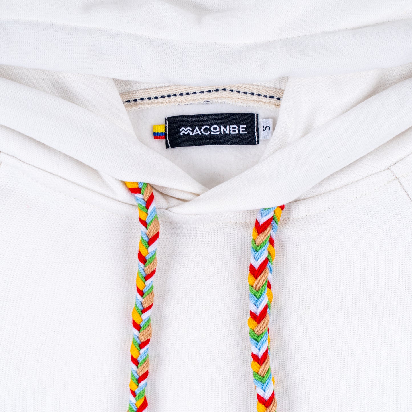 HOODIE CREMA UNISEX SANARA MAÑANA - DETALLES