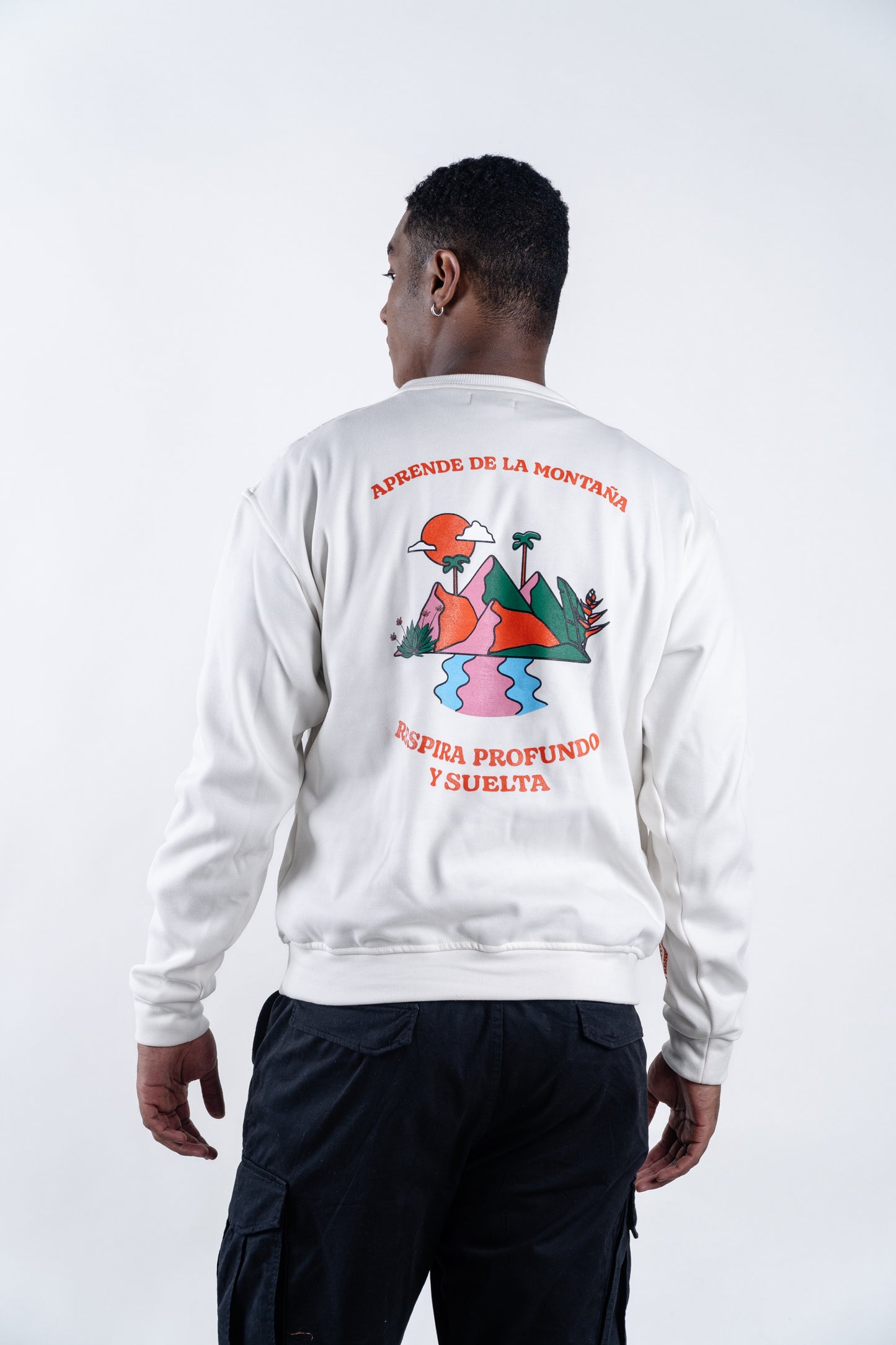 CREWNECK CREMA UNISEX SANARA MAÑANA - RESPIRAR