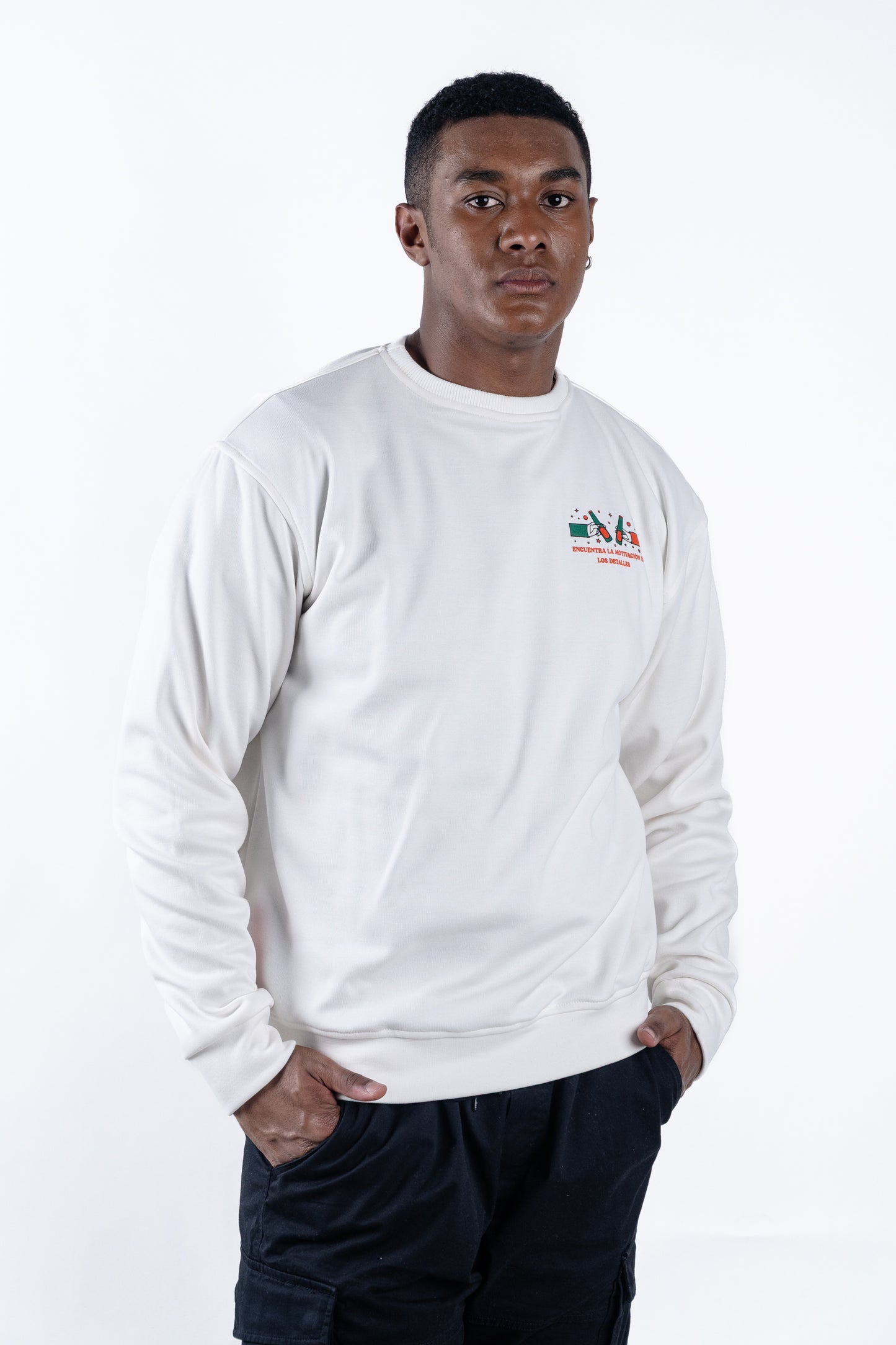CREWNECK CREMA UNISEX SANARA MAÑANA - DETALLES