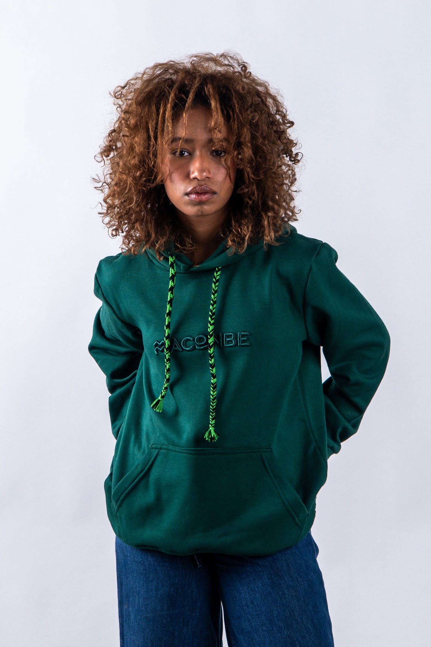 HOODIE UNISEX ORÍGENES VERDE