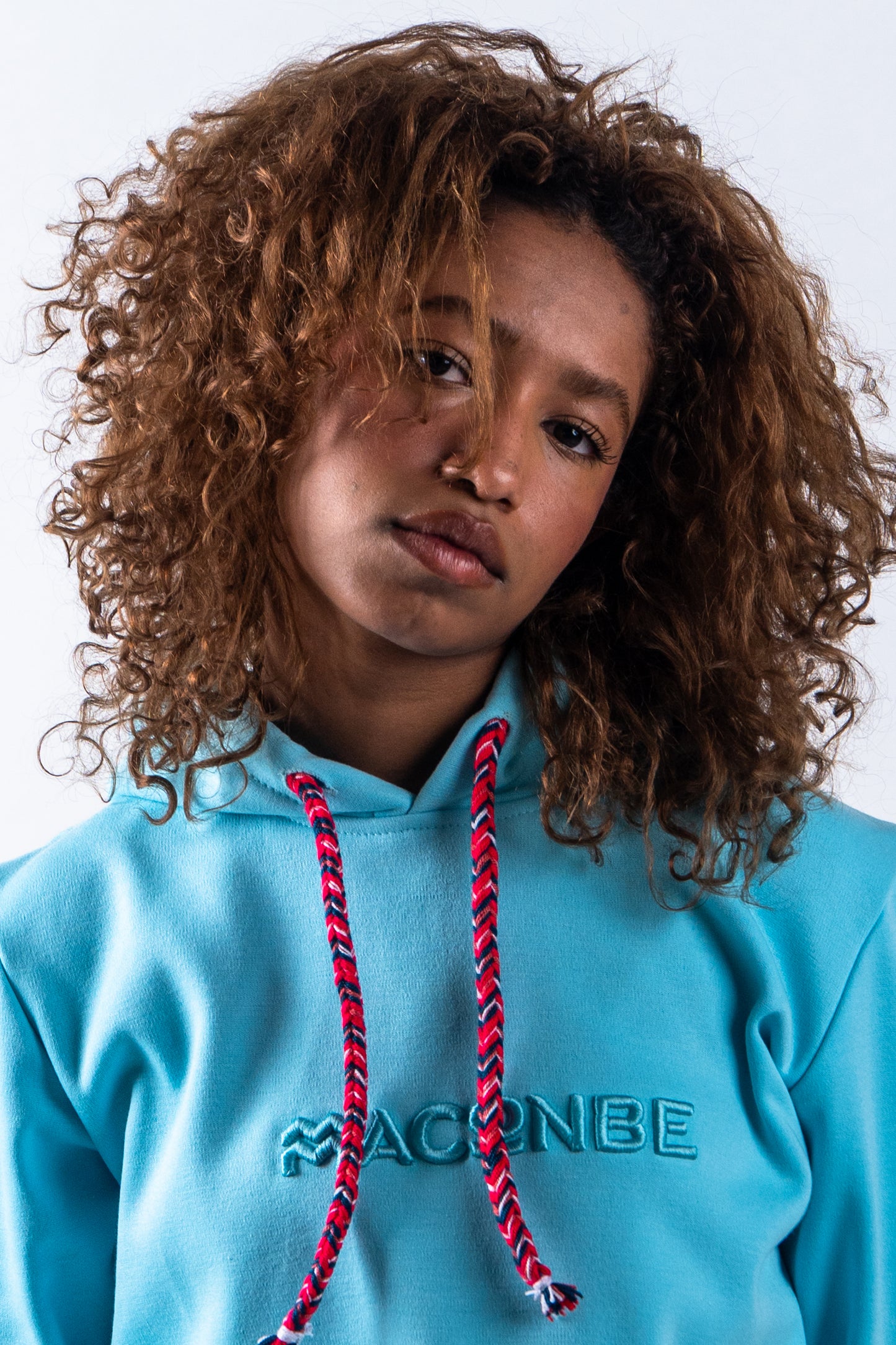 HOODIE UNISEX ORÍGENES CELESTE