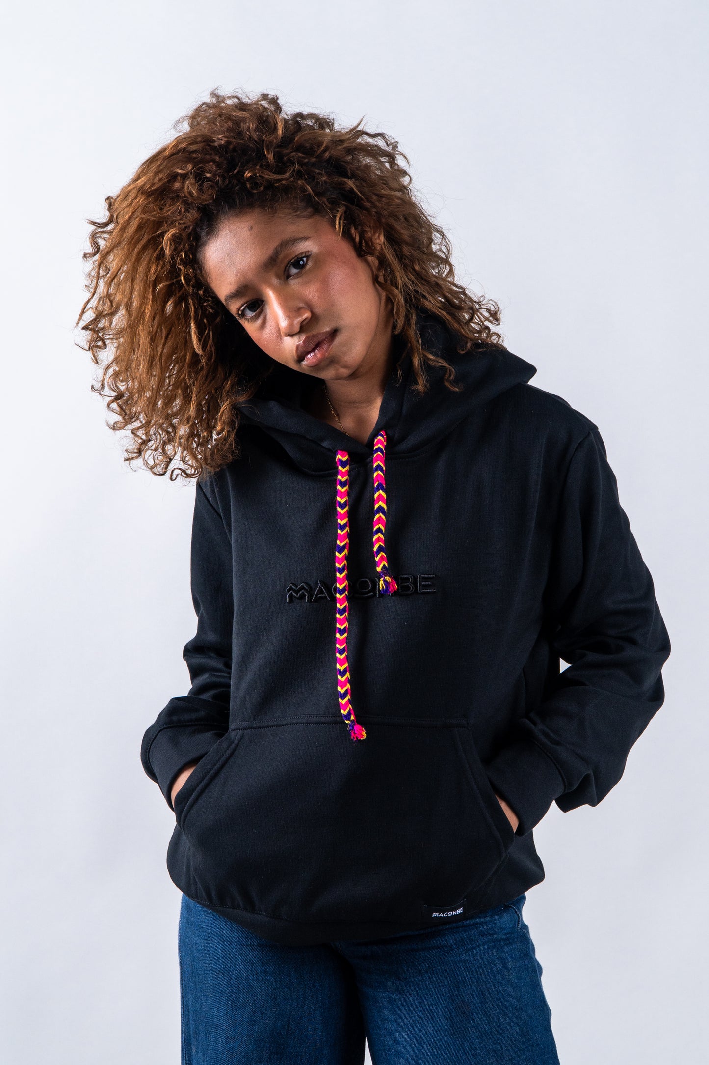 HOODIE UNISEX ORÍGENES NEGRO
