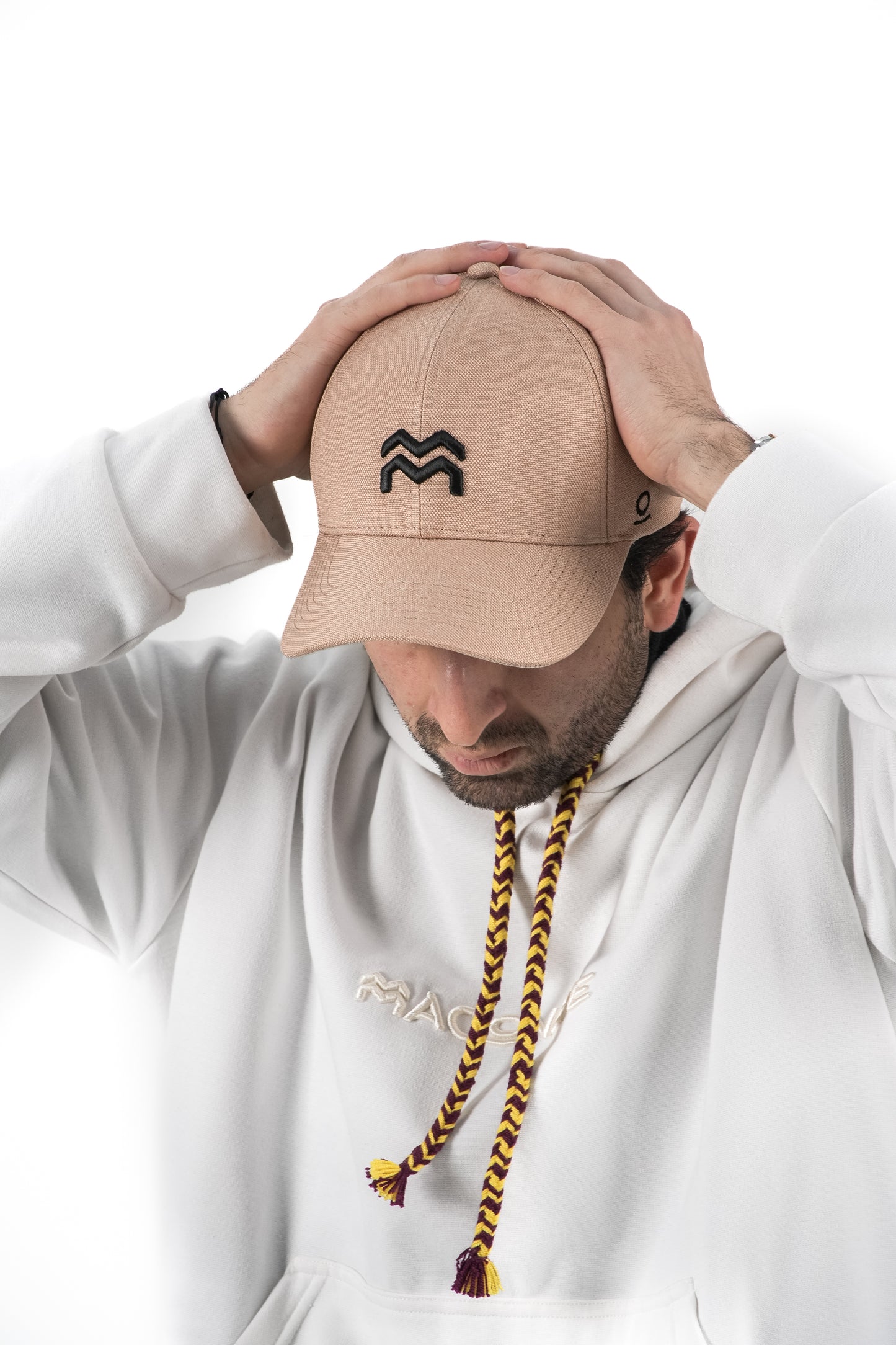 GORRA ORÍGENES BEIGE - FRENTE DURO