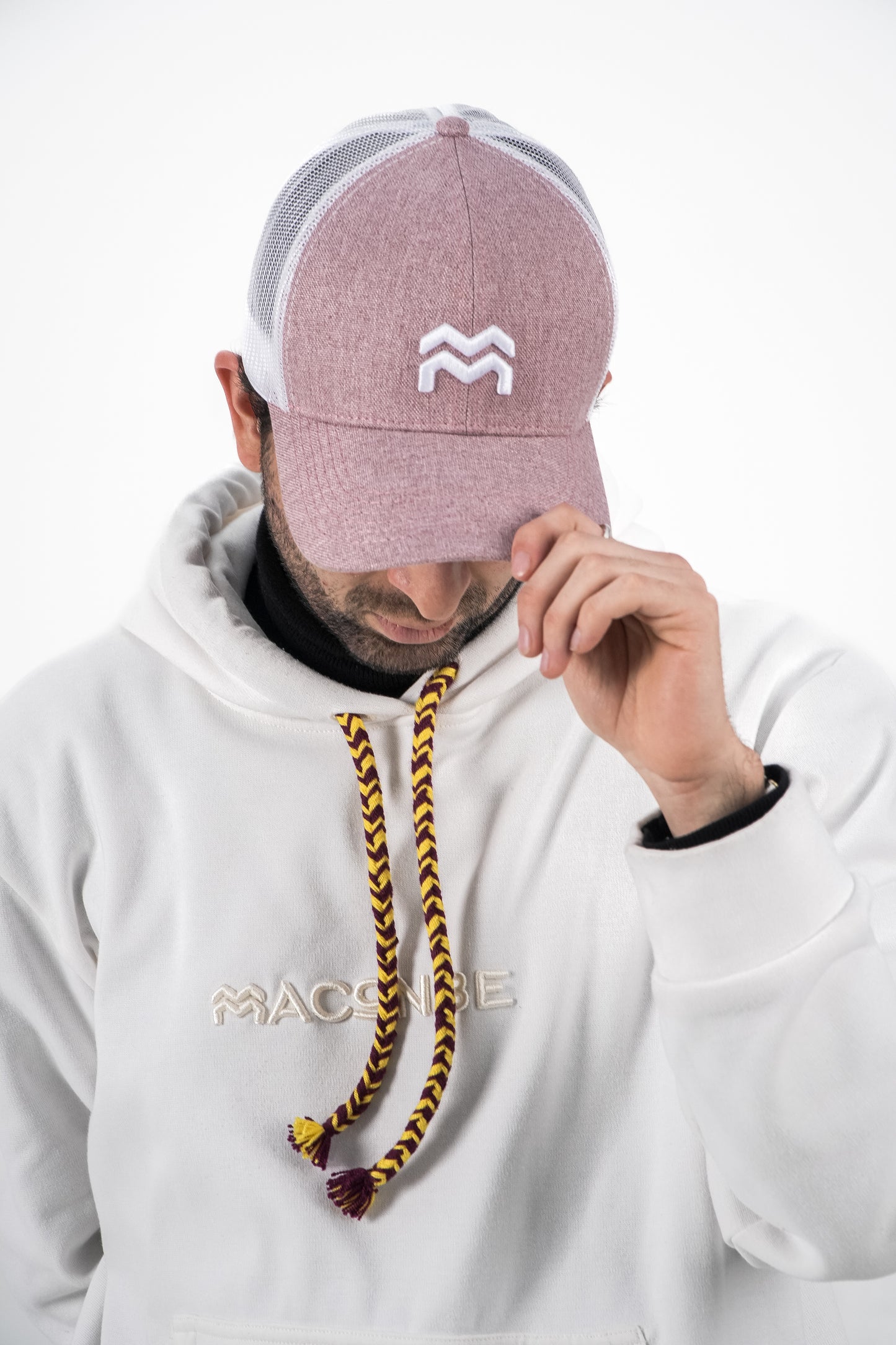 GORRA TRUCKER ORÍGENES PALO ROSA - FRENTE DURO