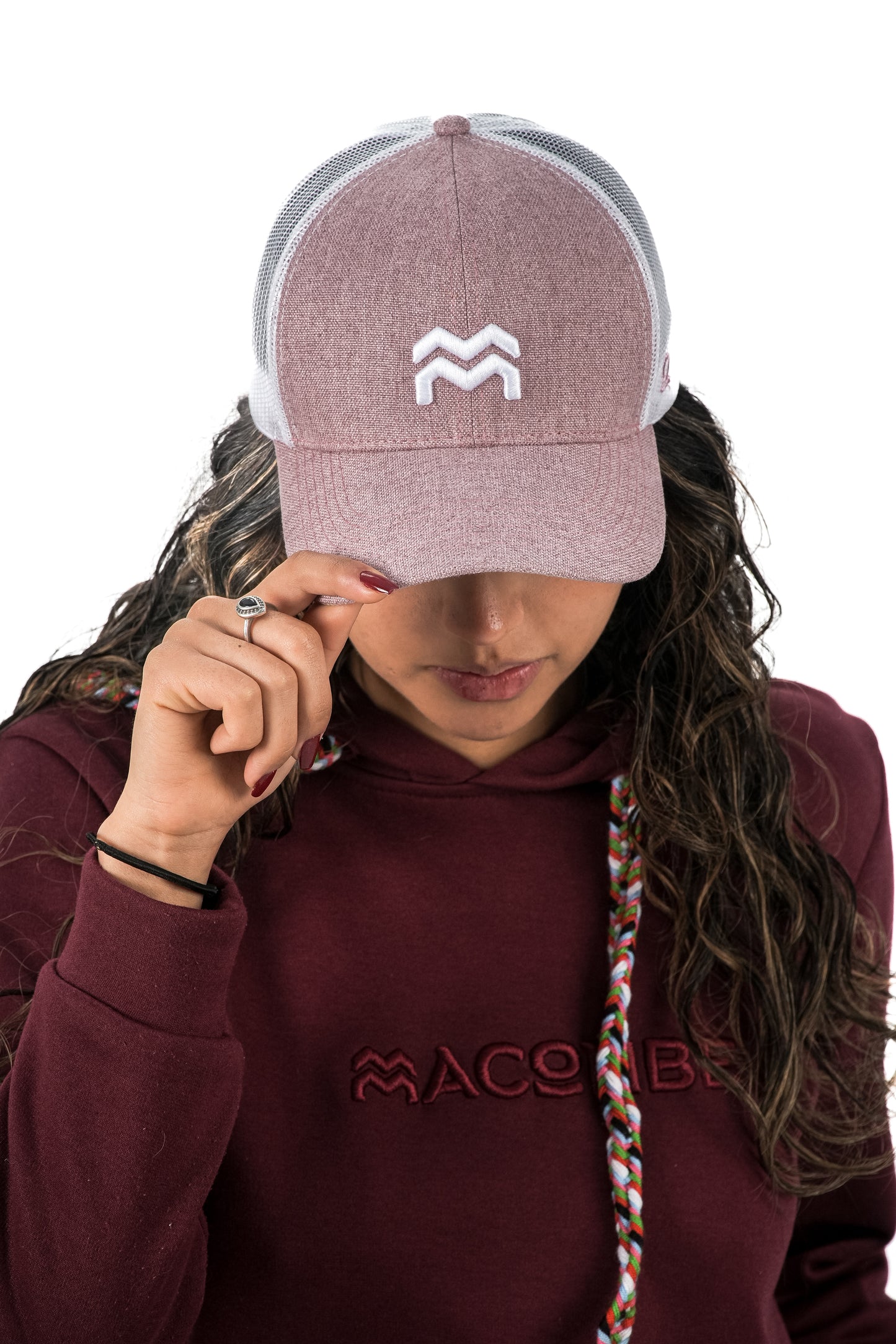 GORRA TRUCKER ORÍGENES PALO ROSA - FRENTE DURO
