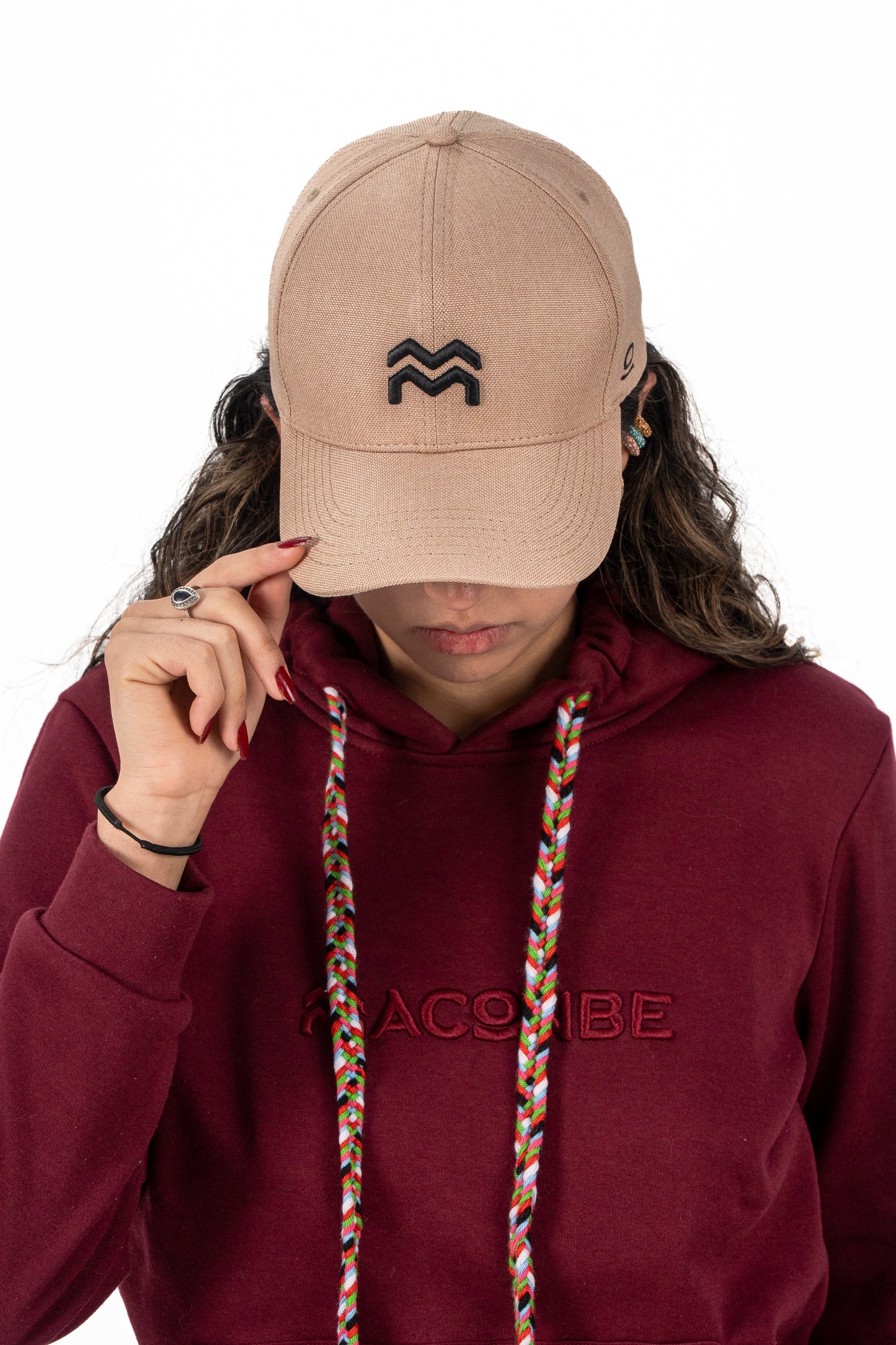 GORRA ORÍGENES BEIGE - FRENTE DURO
