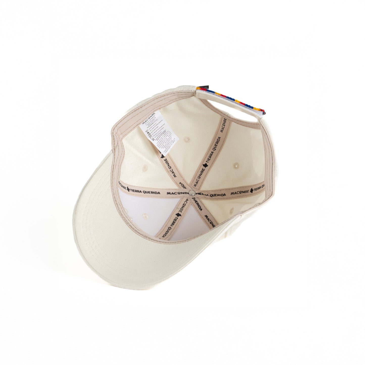 GORRA TIERRA QUERIDA MARFIL - FRENTE DURO
