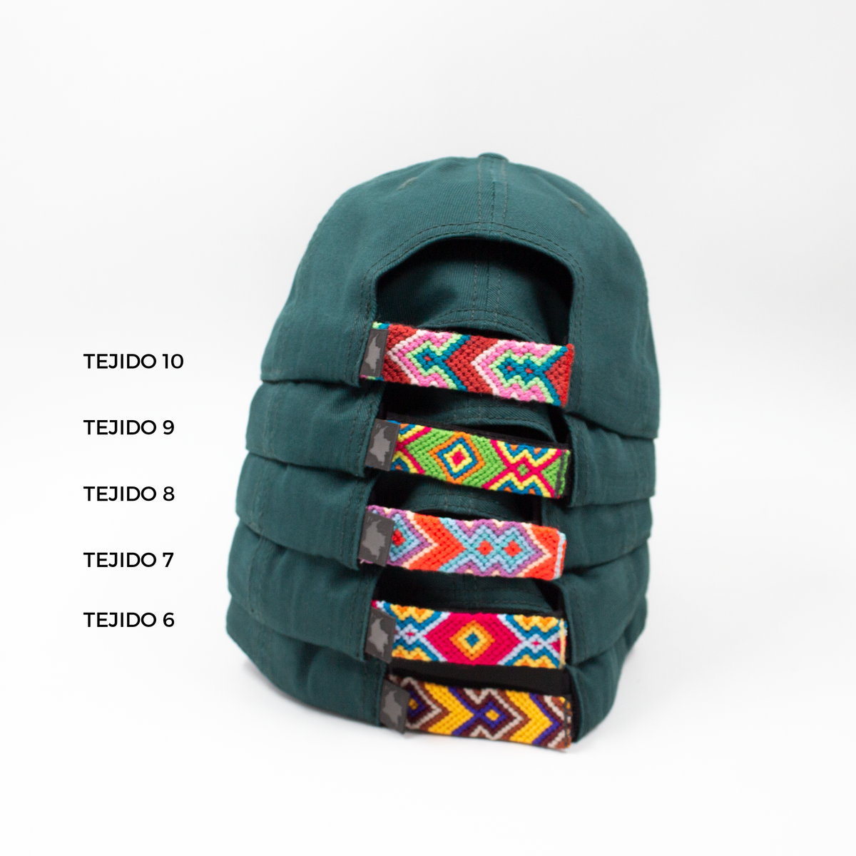 GORRA ORÍGENES VERDE BOTELLA - FRENTE DURO