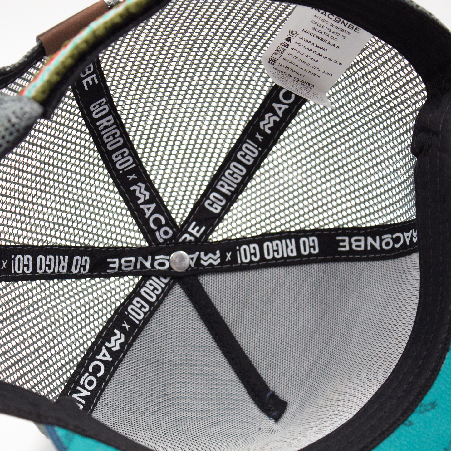 GORRA TRUCKER COLOMBIA EN 2 RUEDAS ALTO DE PATIOS - FRENTE DURO