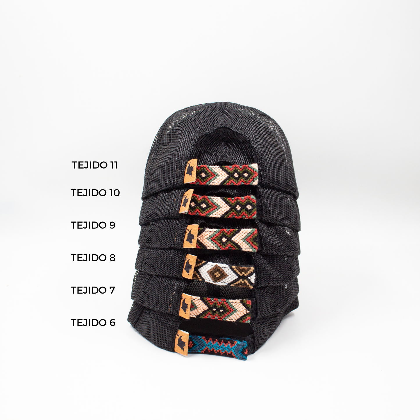 GORRA TRUCKER ORÍGENES NEGRO AL TONO - FRENTE DURO