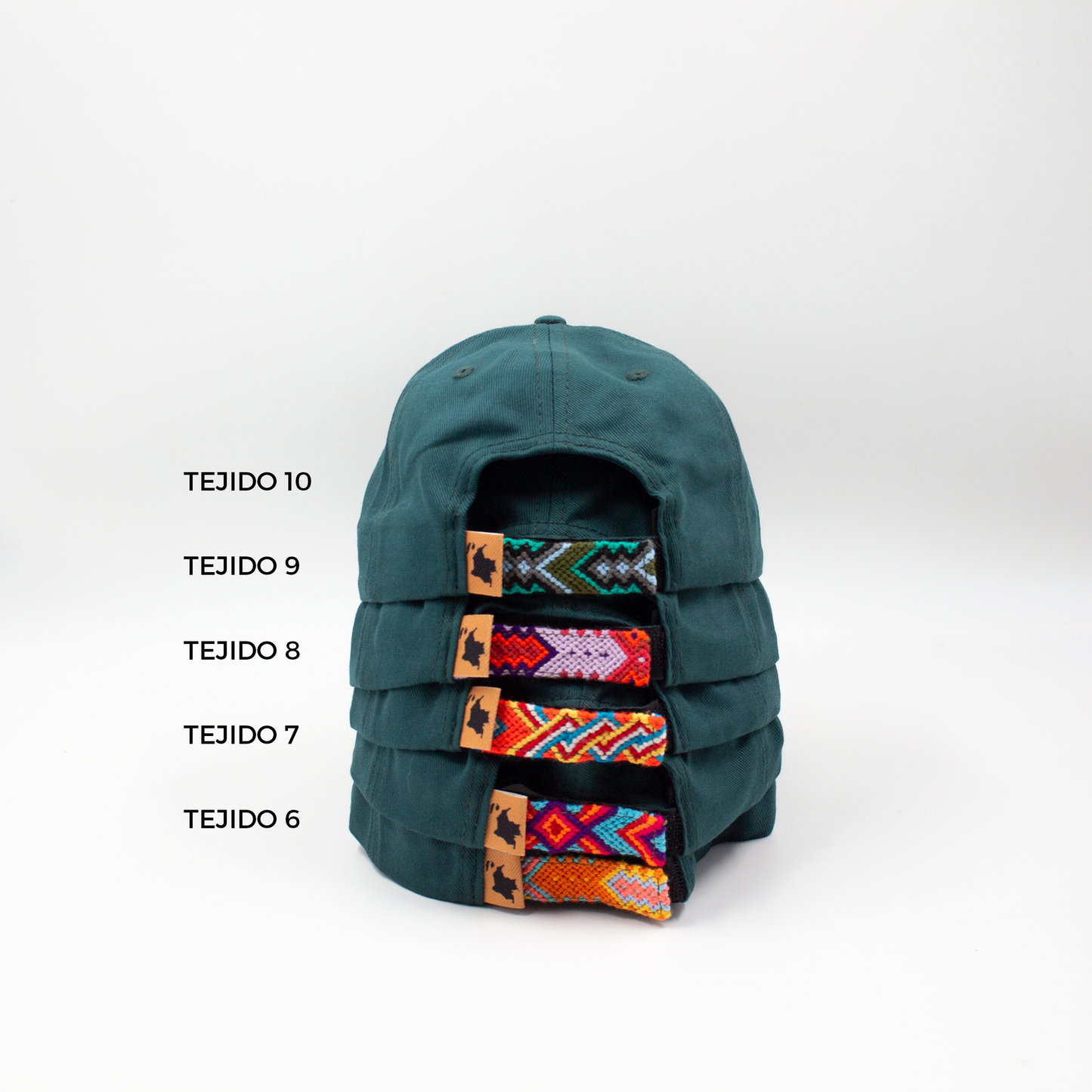 GORRA ORÍGENES VERDE BOTELLA AL TONO - FRENTE DURO
